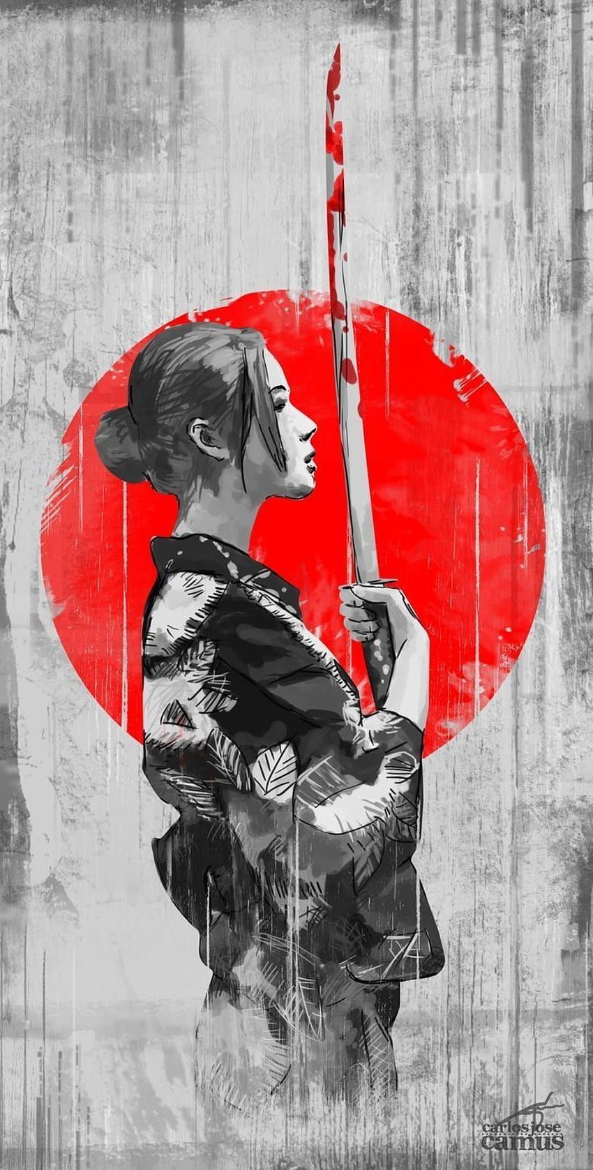 Samurai Girl, Samurai Aesthetic HD phone wallpaper