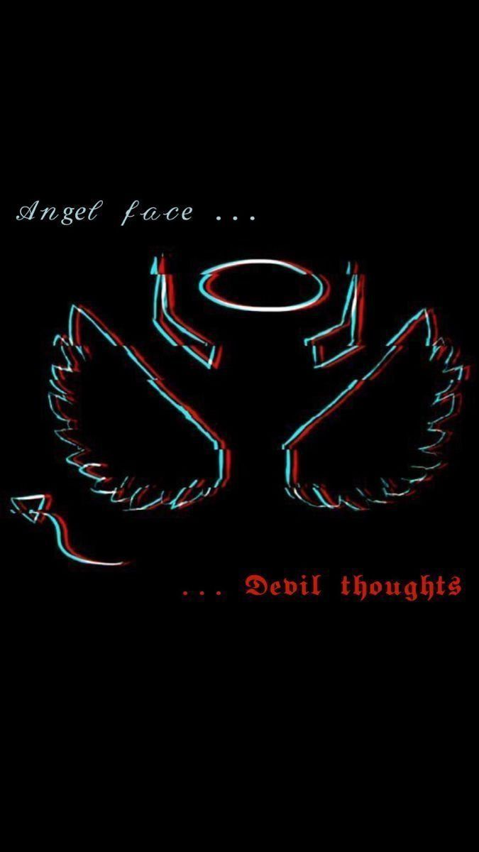 Angel face devil thoughts - Wings
