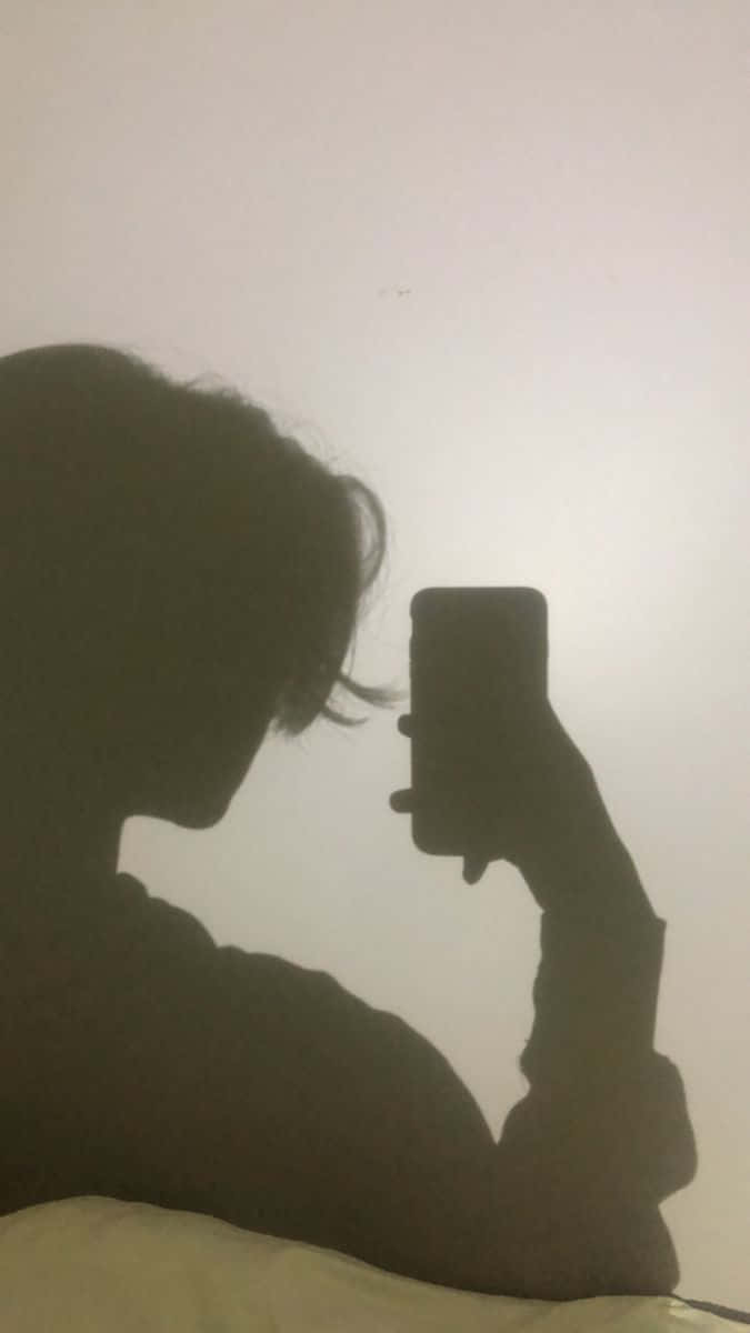 Download Boy Selfie Shadow Pfp Wallpaper
