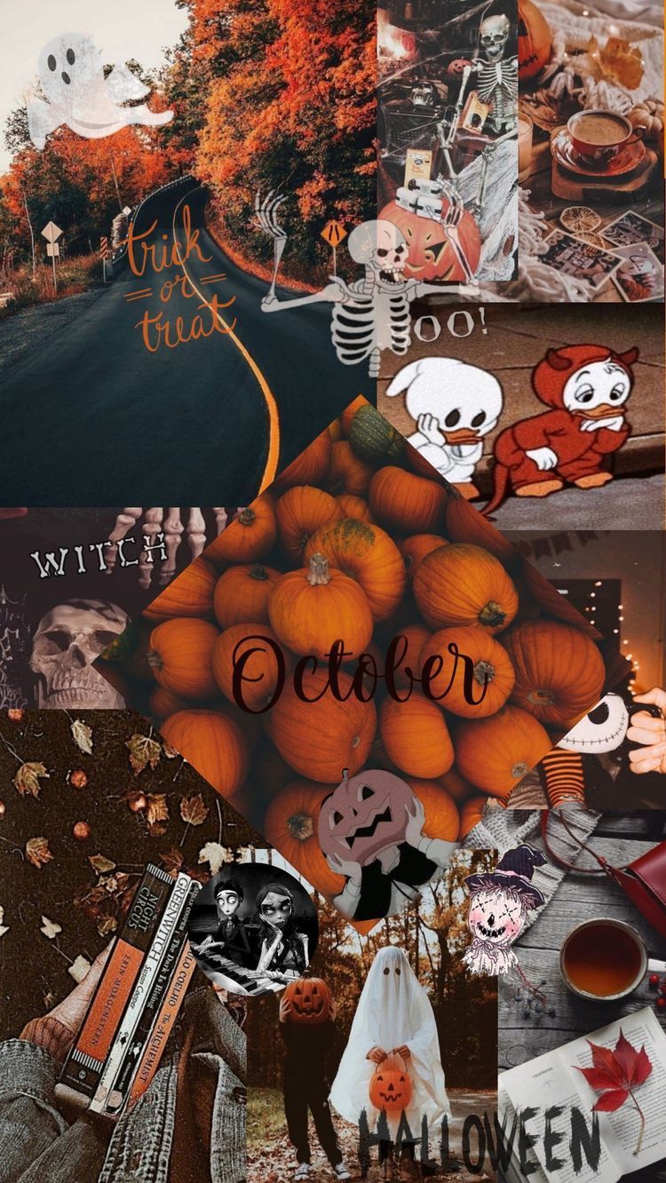 Autumn Collage Aesthetic Wallpaper : October Halloween I Take You. Wedding Readings. Wedding Ideas