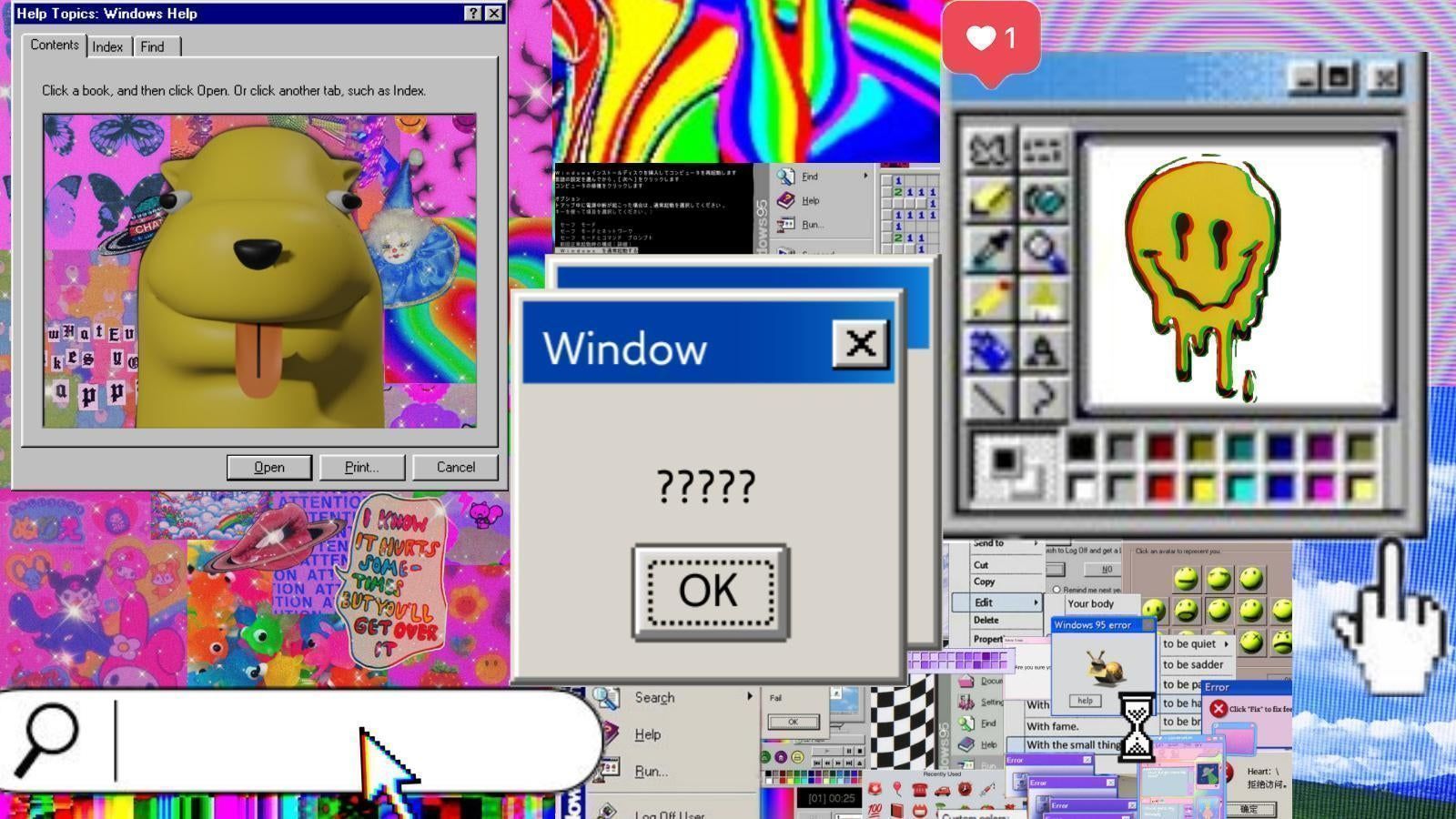 Random Webcore Kidcore Internetcore Thing I Made (CN: Bright Colors) : R Webcore_aesthetic