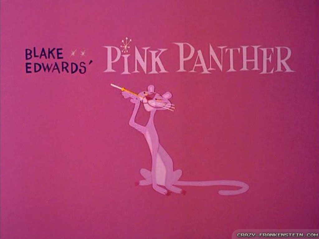 The pink panther cartoon title card - Pink Panther