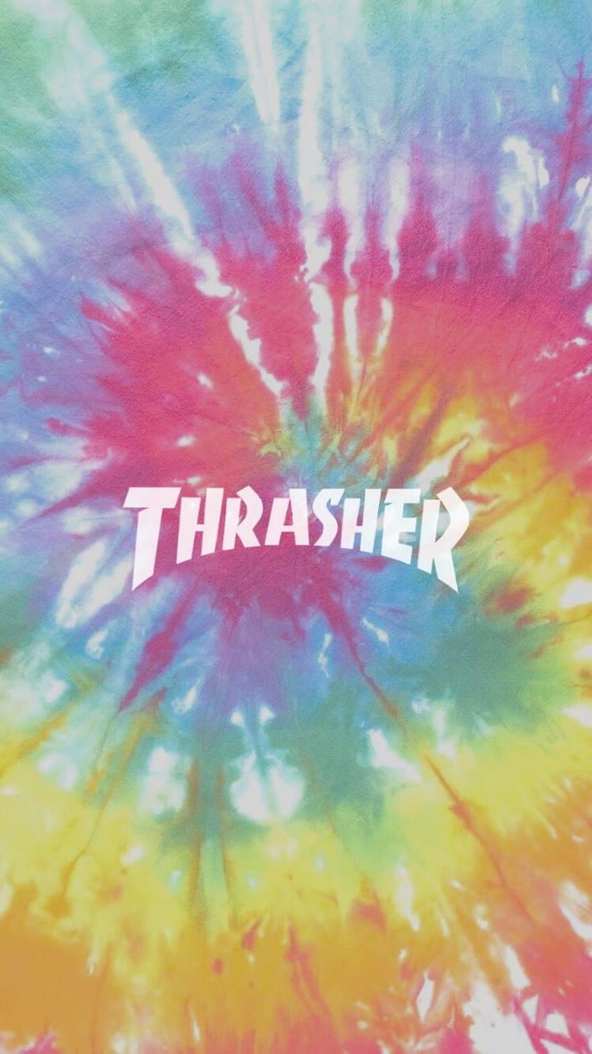 A tie-dye Thrasher wallpaper for your phone or desktop. - Thrasher