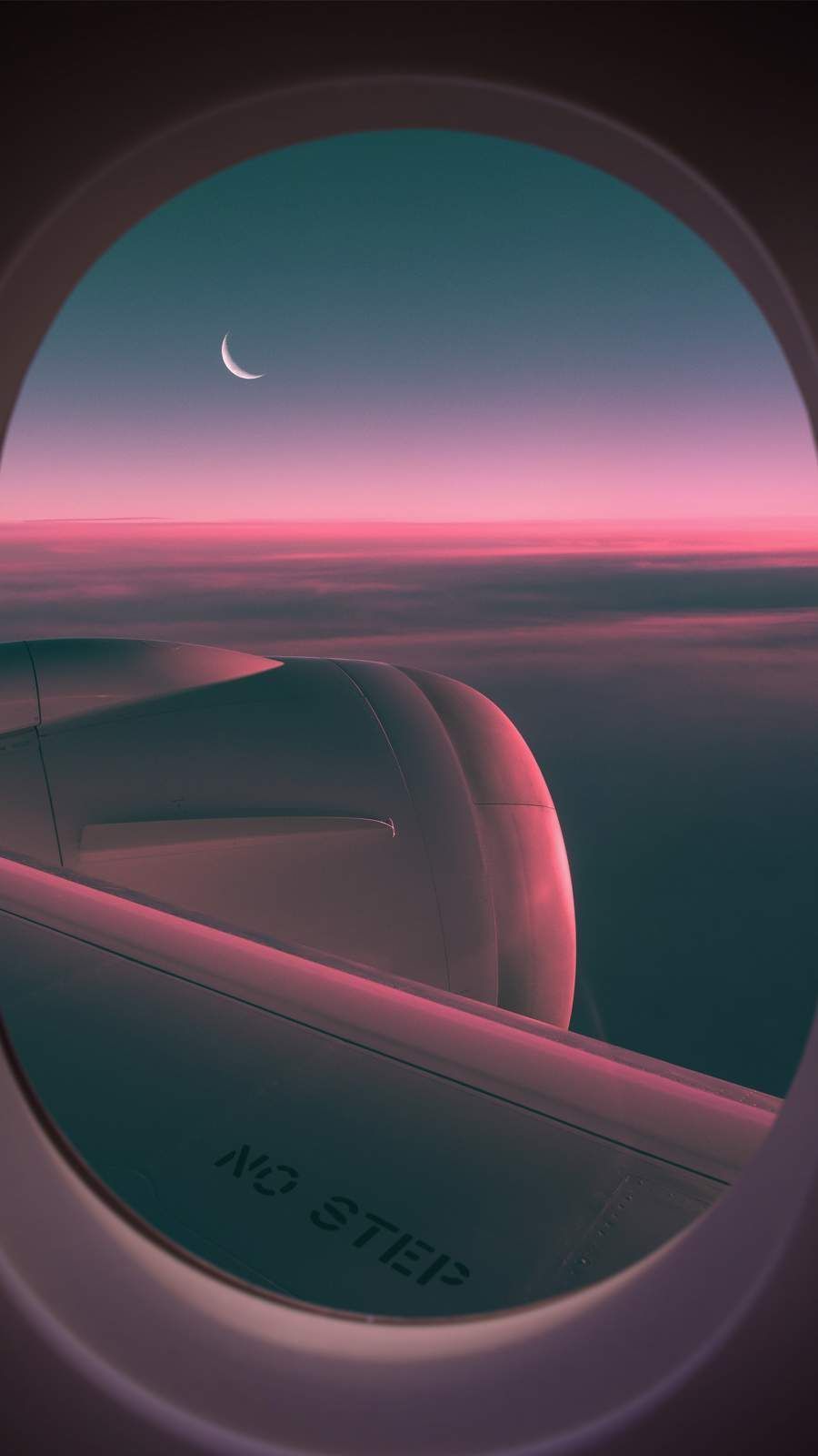 Airplane Window Wallpaper