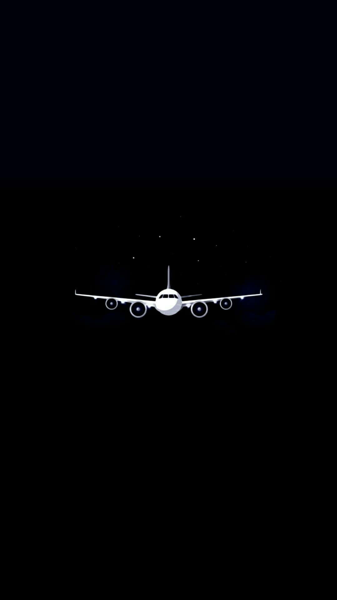 Airplane wallpaper for iPhone and Android. - Airplane