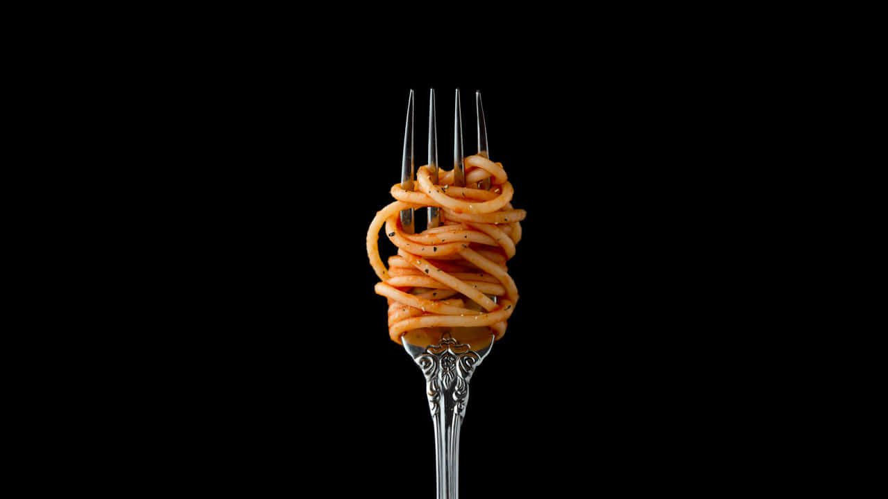 Download A Fork With Spaghetti On It