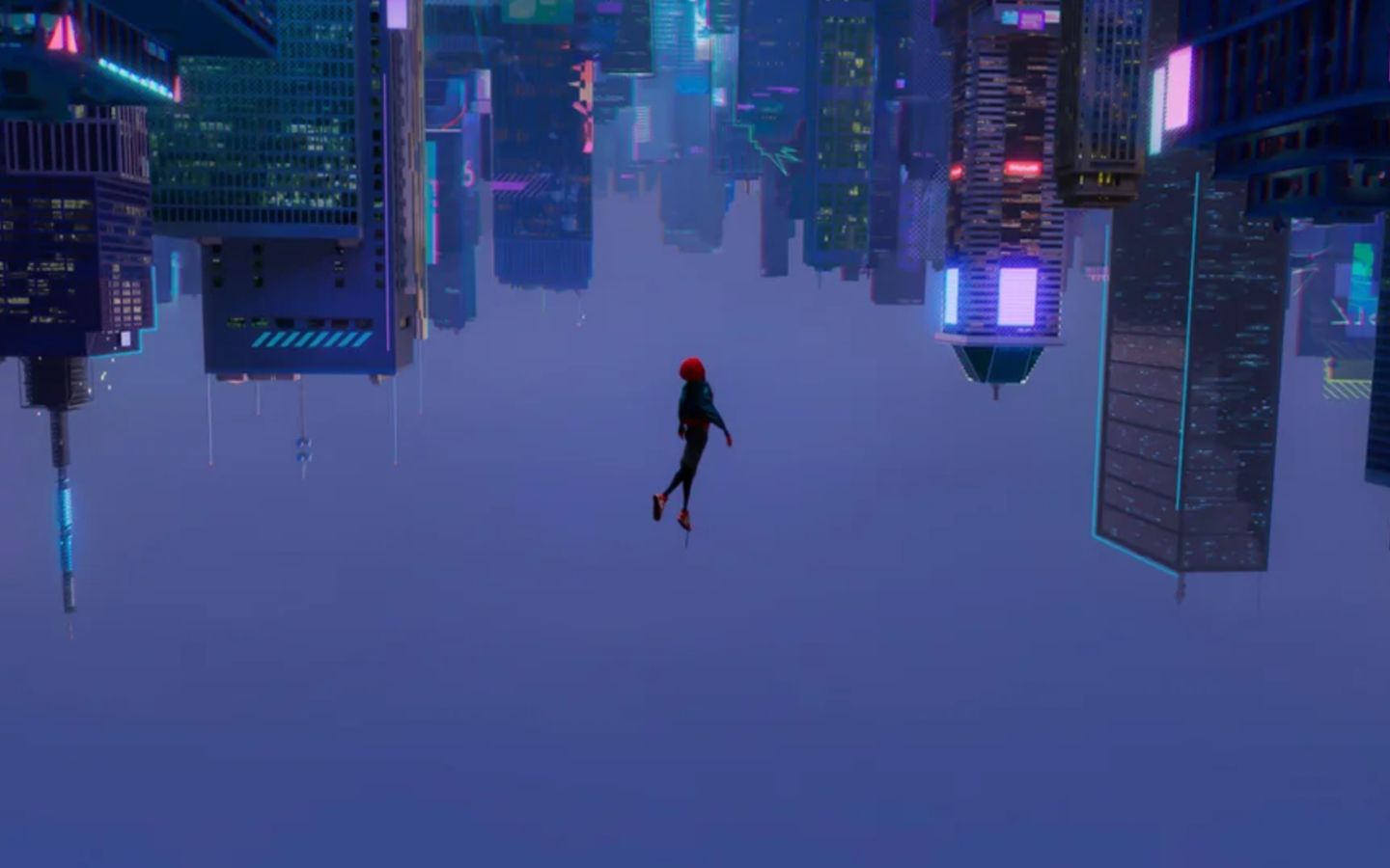 SpiderMan into the Spiderverse wallpaper in 1440x900 resolution