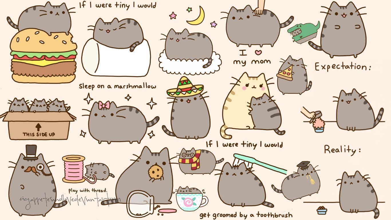 Pusheen PC Wallpaper Free Pusheen PC Background