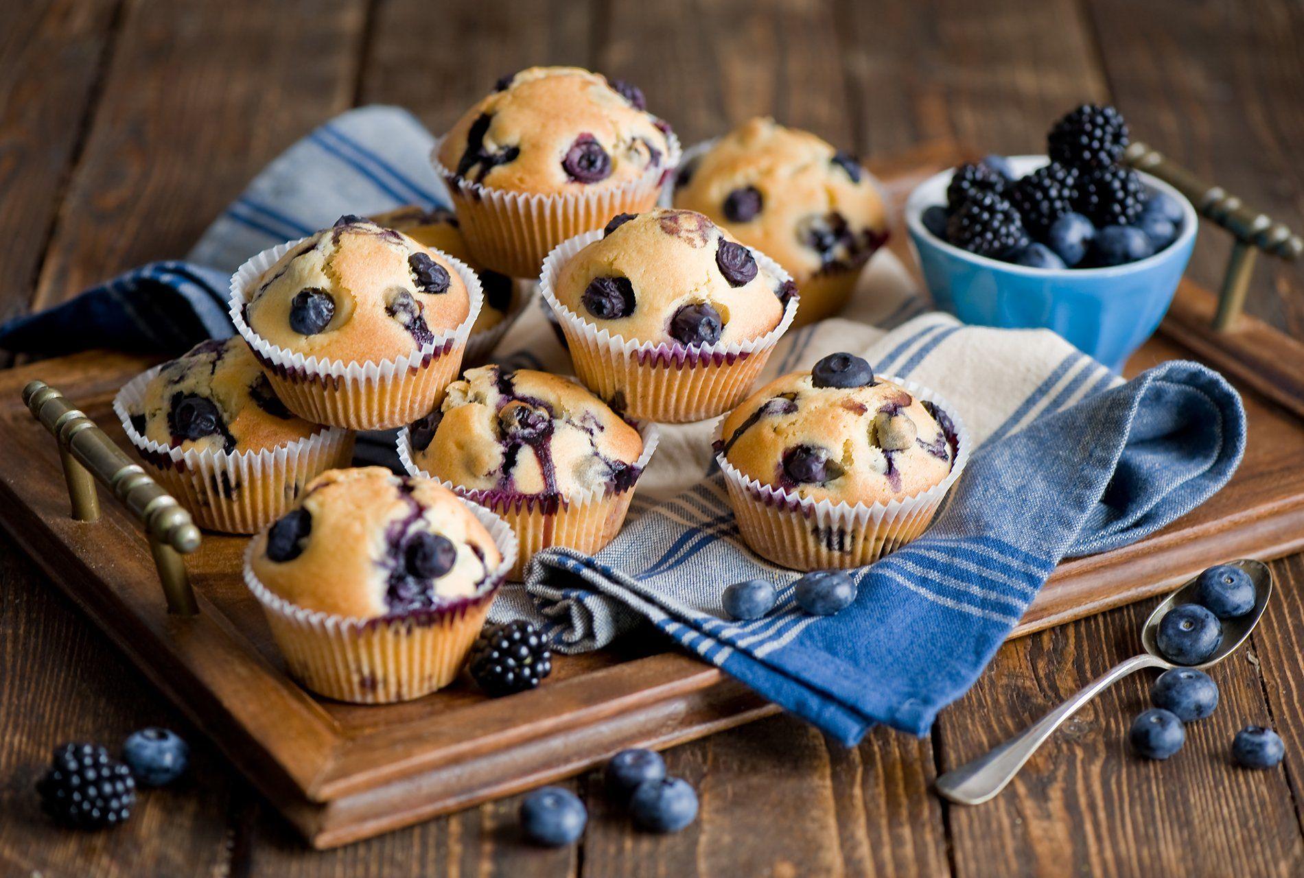Blueberry Muffins Wallpaper Free Blueberry Muffins Background