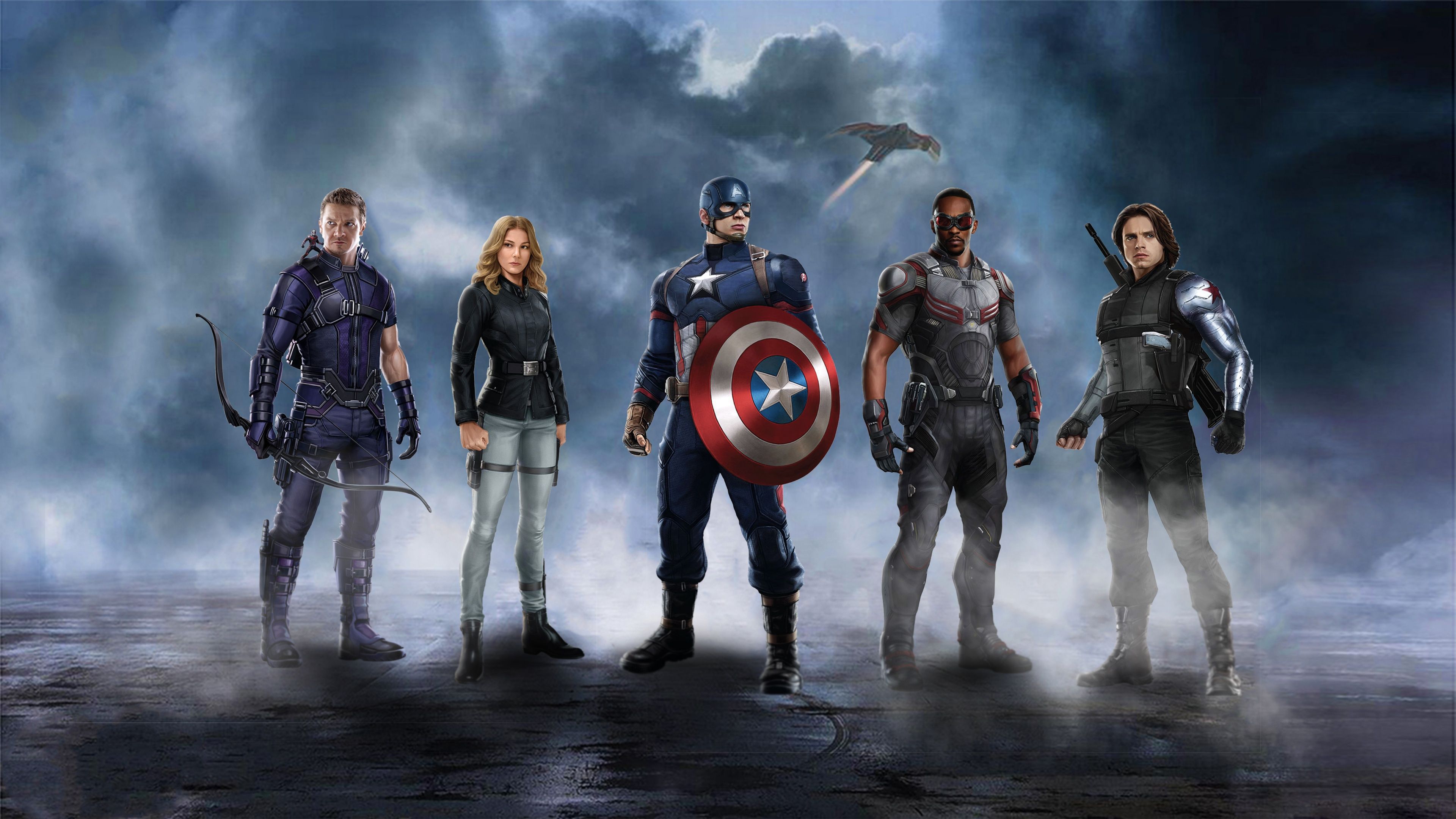 The avengers in an image from marvel's 'avengers age of ultron - Captain America