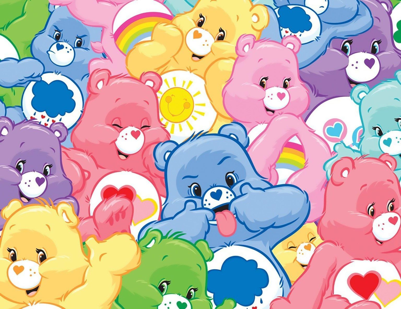 The Care Bears are a group of bears that are used to teach children about caring for one another. - Care Bears