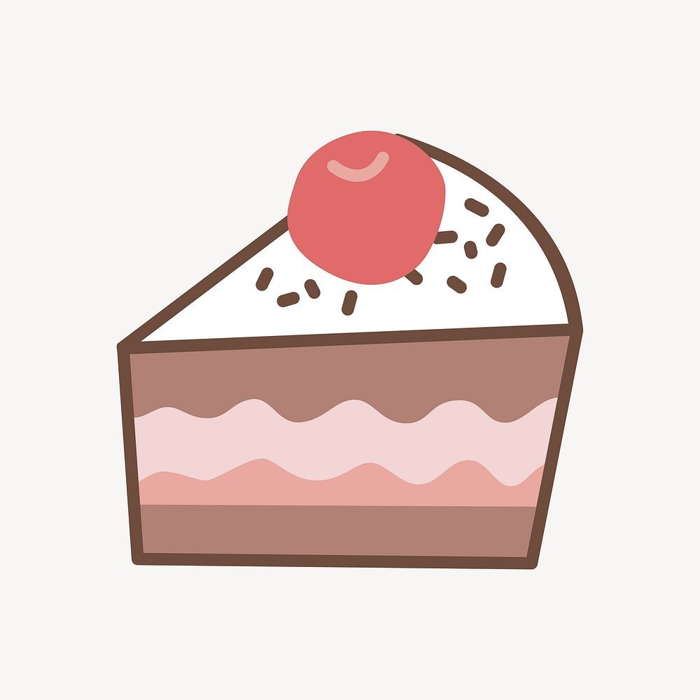 Cake Slice Illustration Image Wallpaper