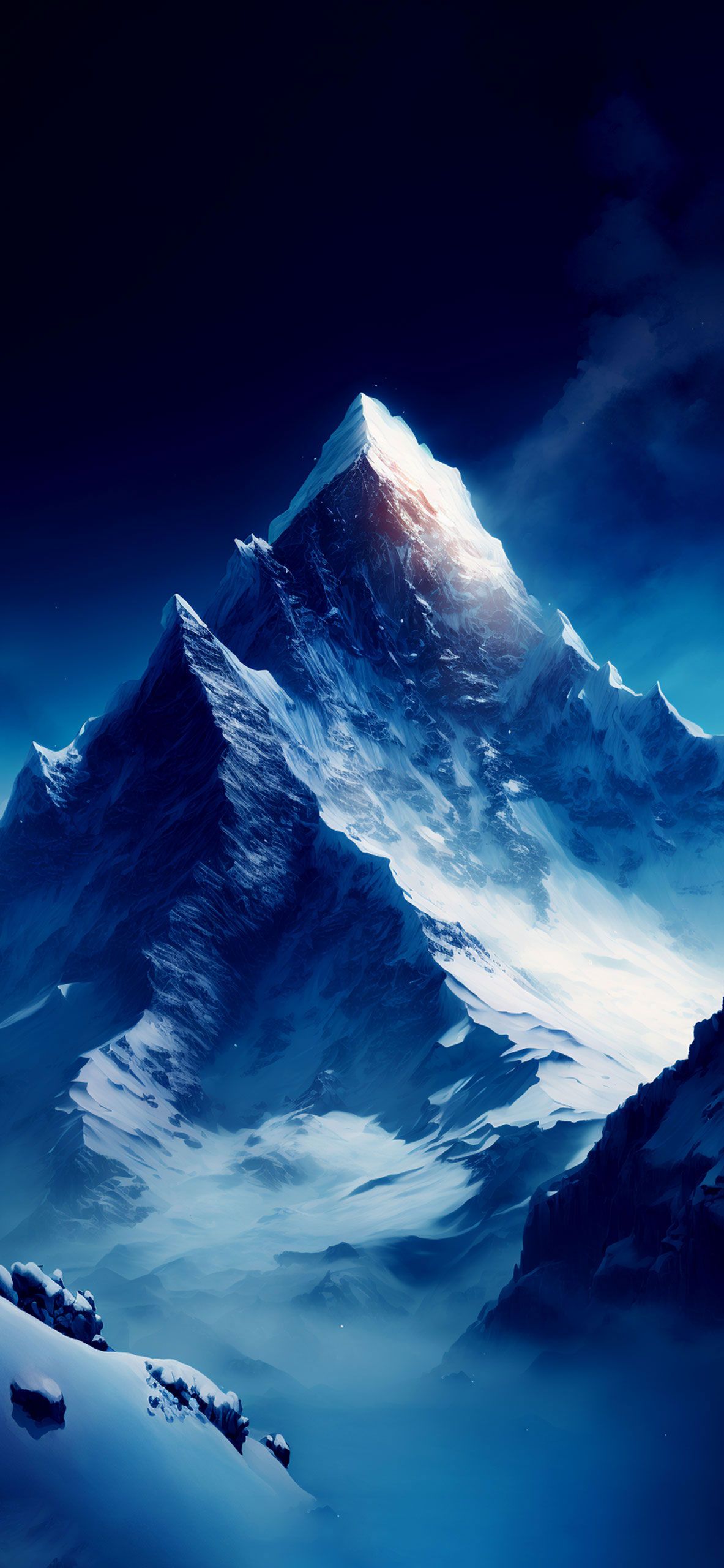 Everest Art Wallpaper Aesthetic Wallpaper for iPhone