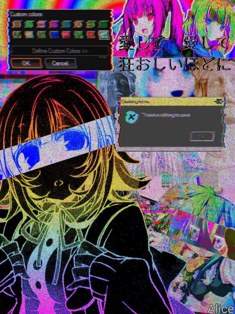 READ THE TPL) glitchcore edits mwah