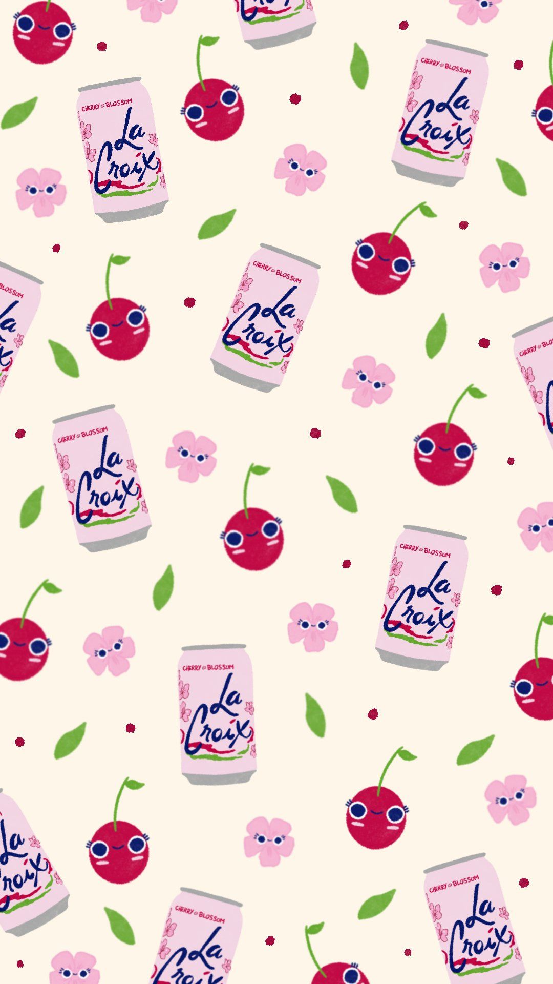 LaCroix Water wallpaper are the cherry on top to a perfect Saturday!