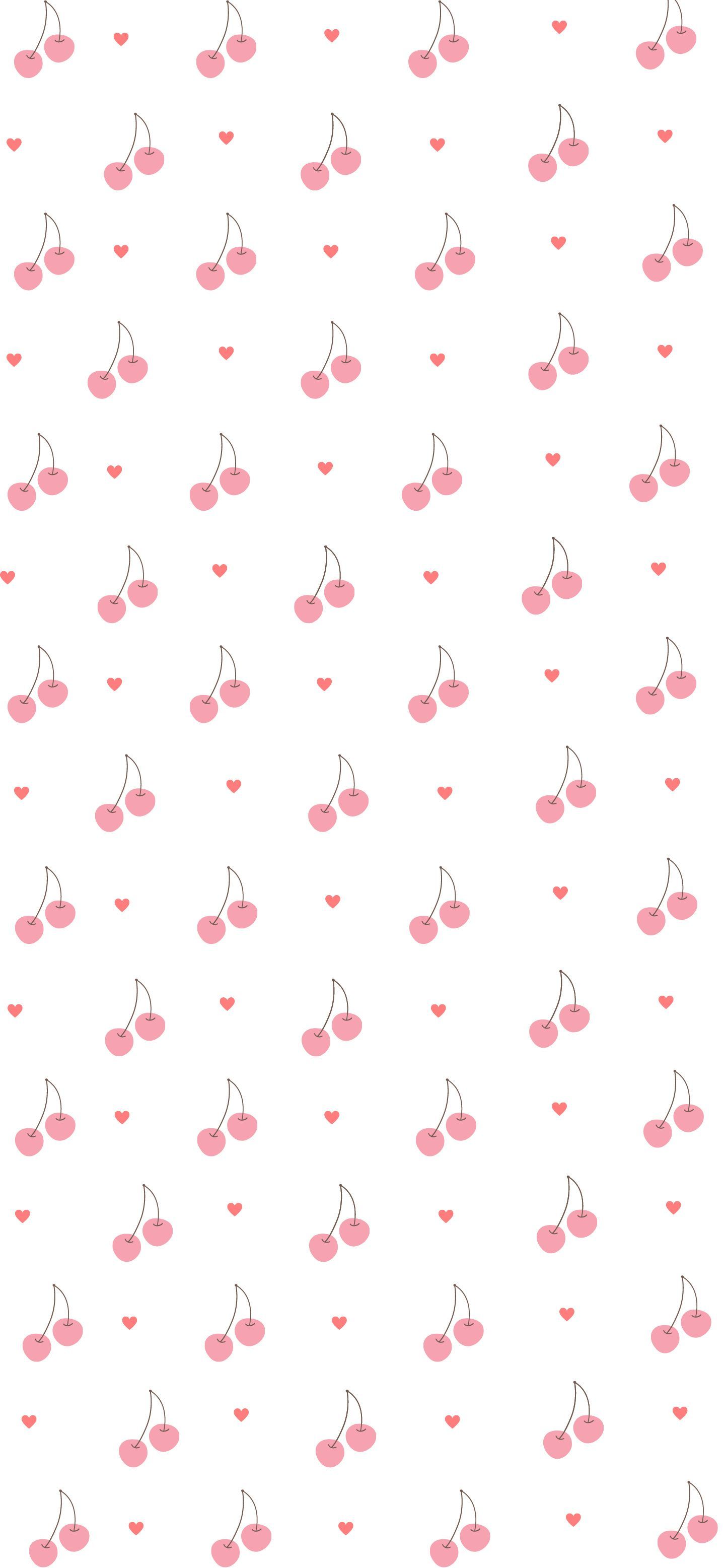 Free Cute iPad Wallpaper Cherry. Cute wallpaper for ipad, iPad wallpaper, iPad pro wallpaper