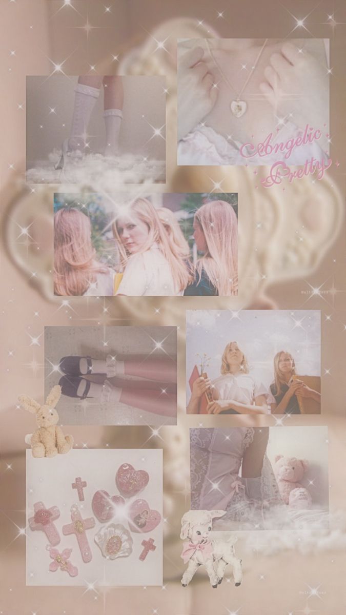 A collage of photos of Billie Eilish and her sister. - Angelcore