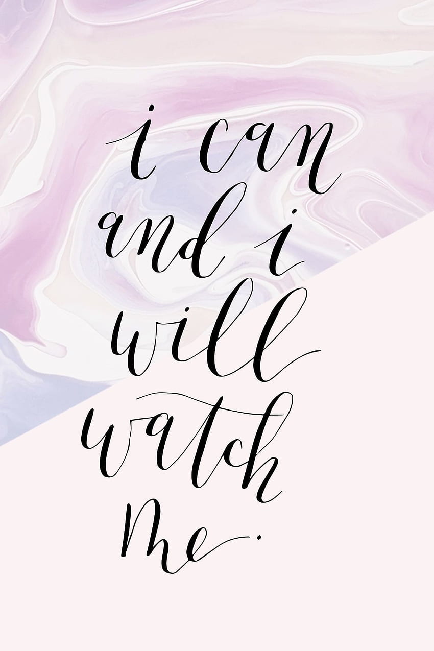 Phone wallpaper with the quote 