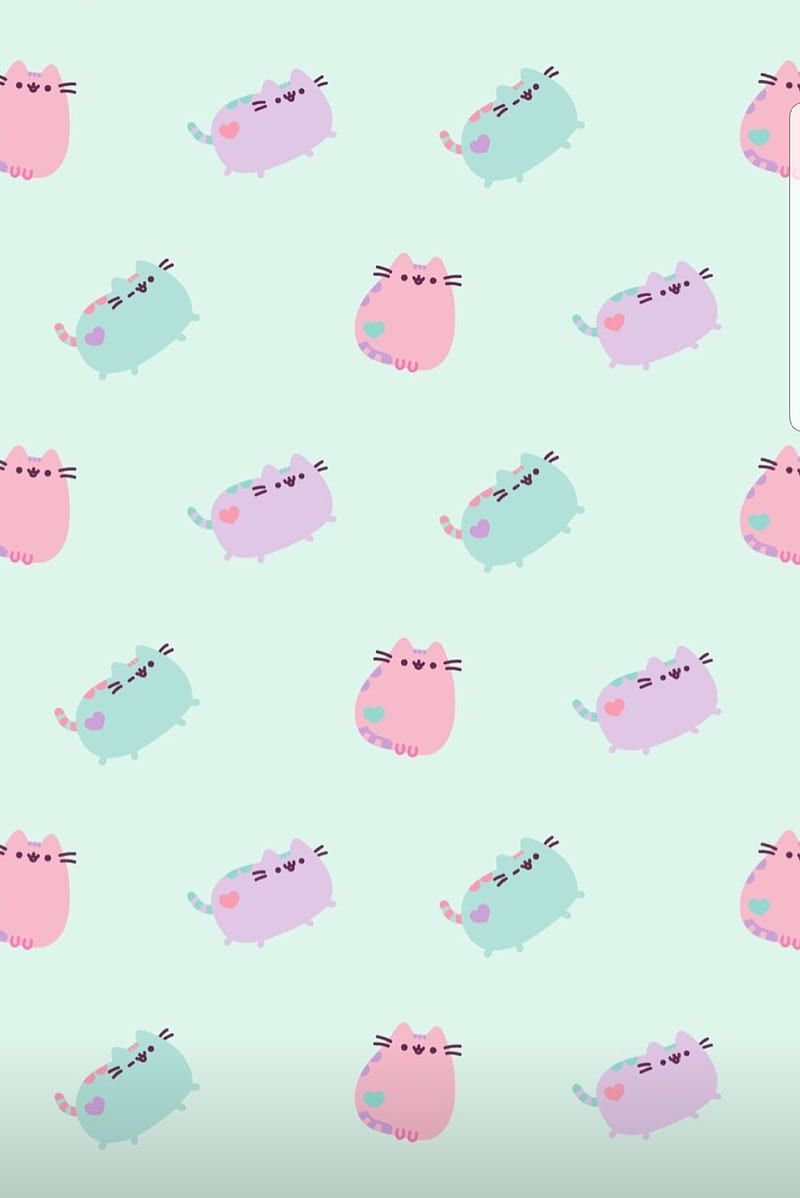 Pastel Pusheen, HD phone wallpaper