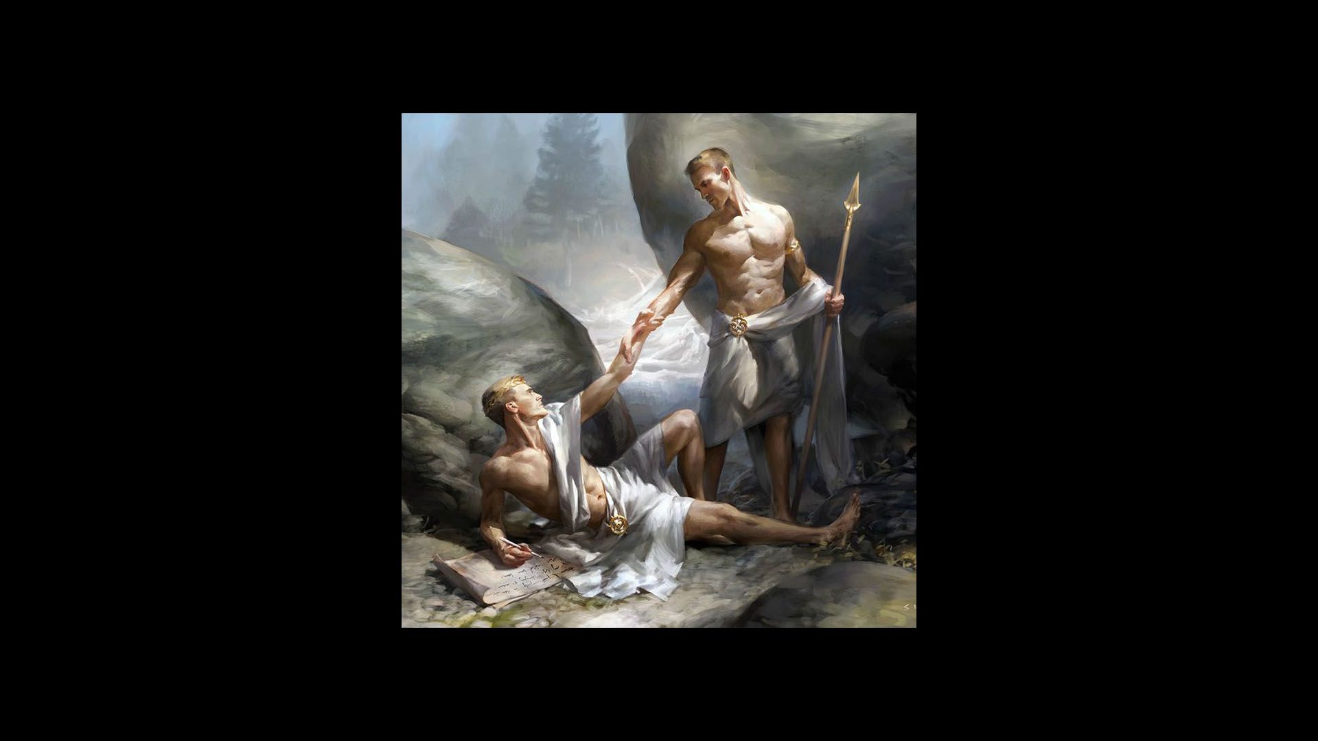 Greek Mythology Men Contemporary Gay Wallpaper:1920x1080