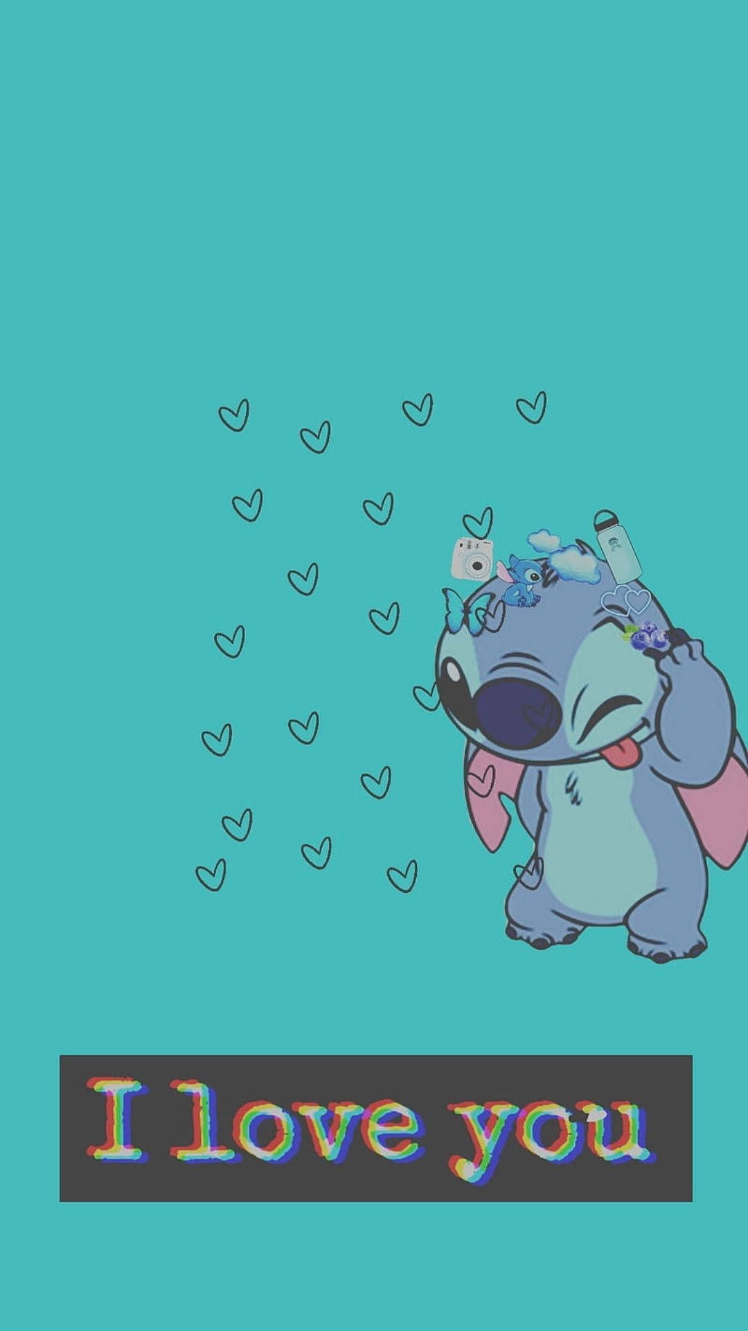 Download Stitch Love Aesthetic Wallpaper