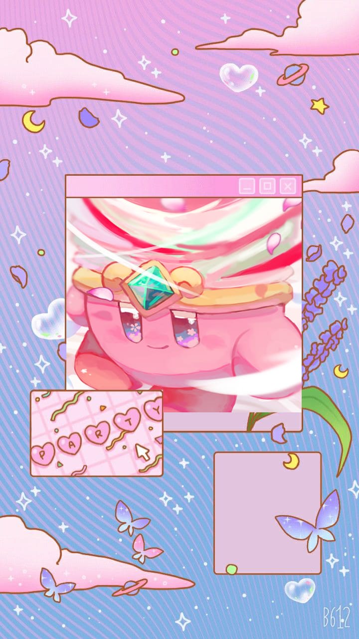 Kirby wallpaper i made for my phone! - Nintendo, Kirby