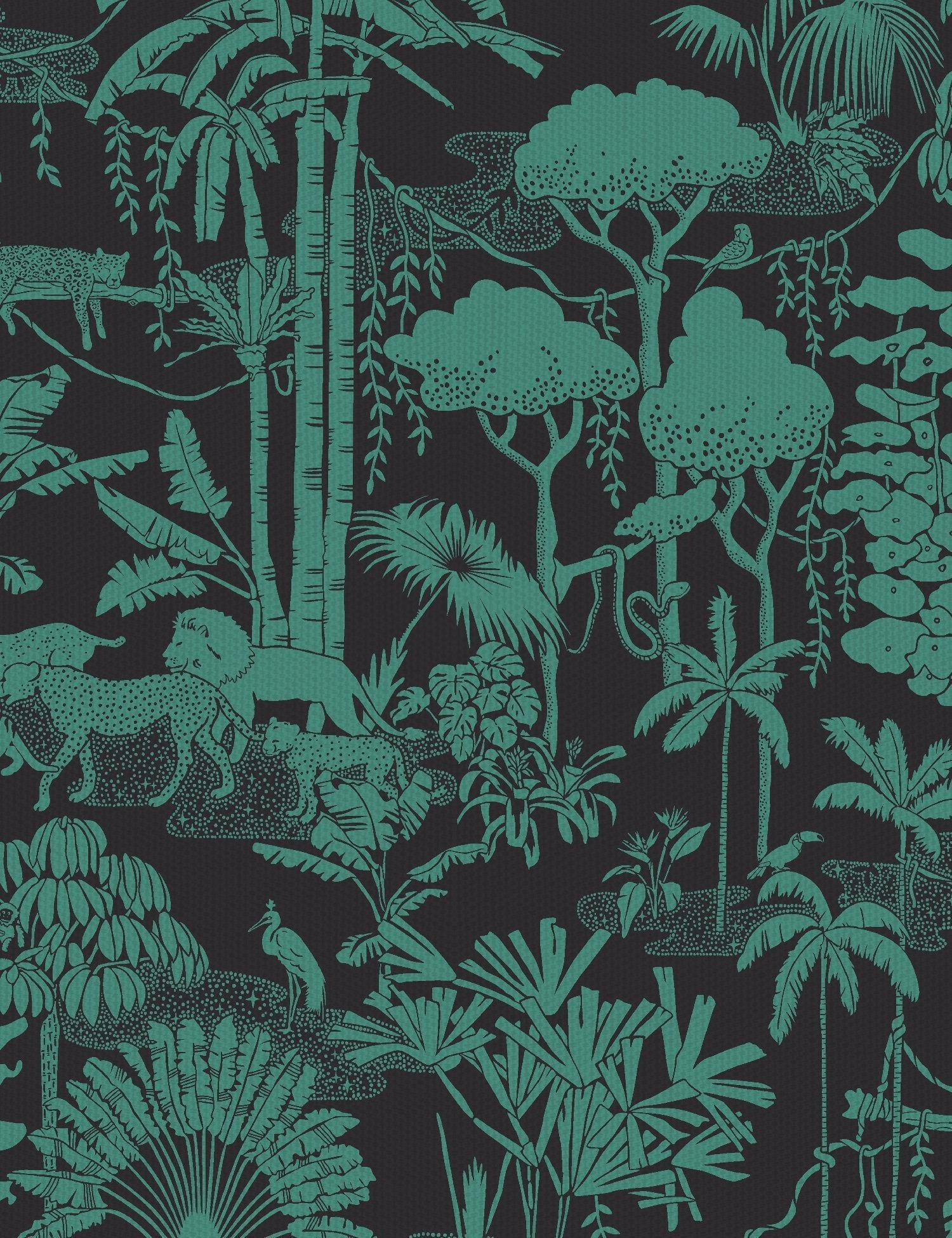 Jungle Dream Designer Fabric by Aimée Wilder. Sold