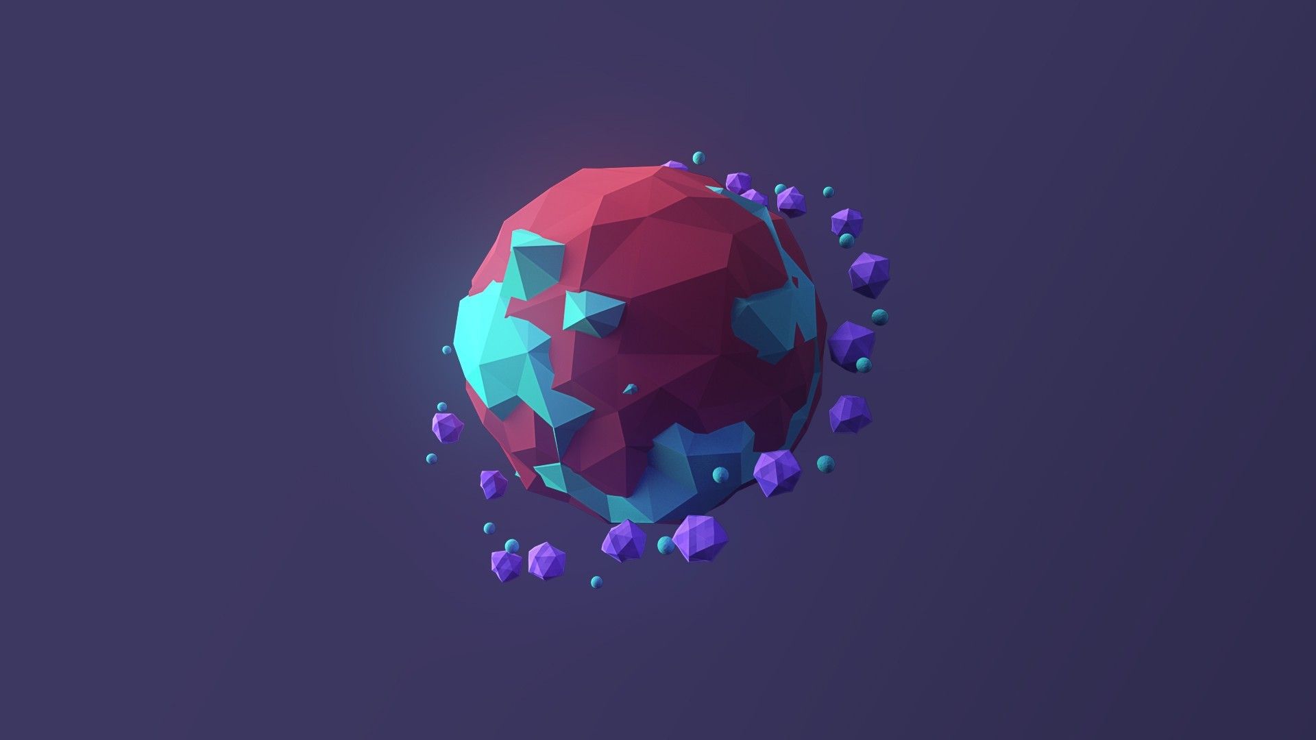A low poly 3d object of an egg - Low poly