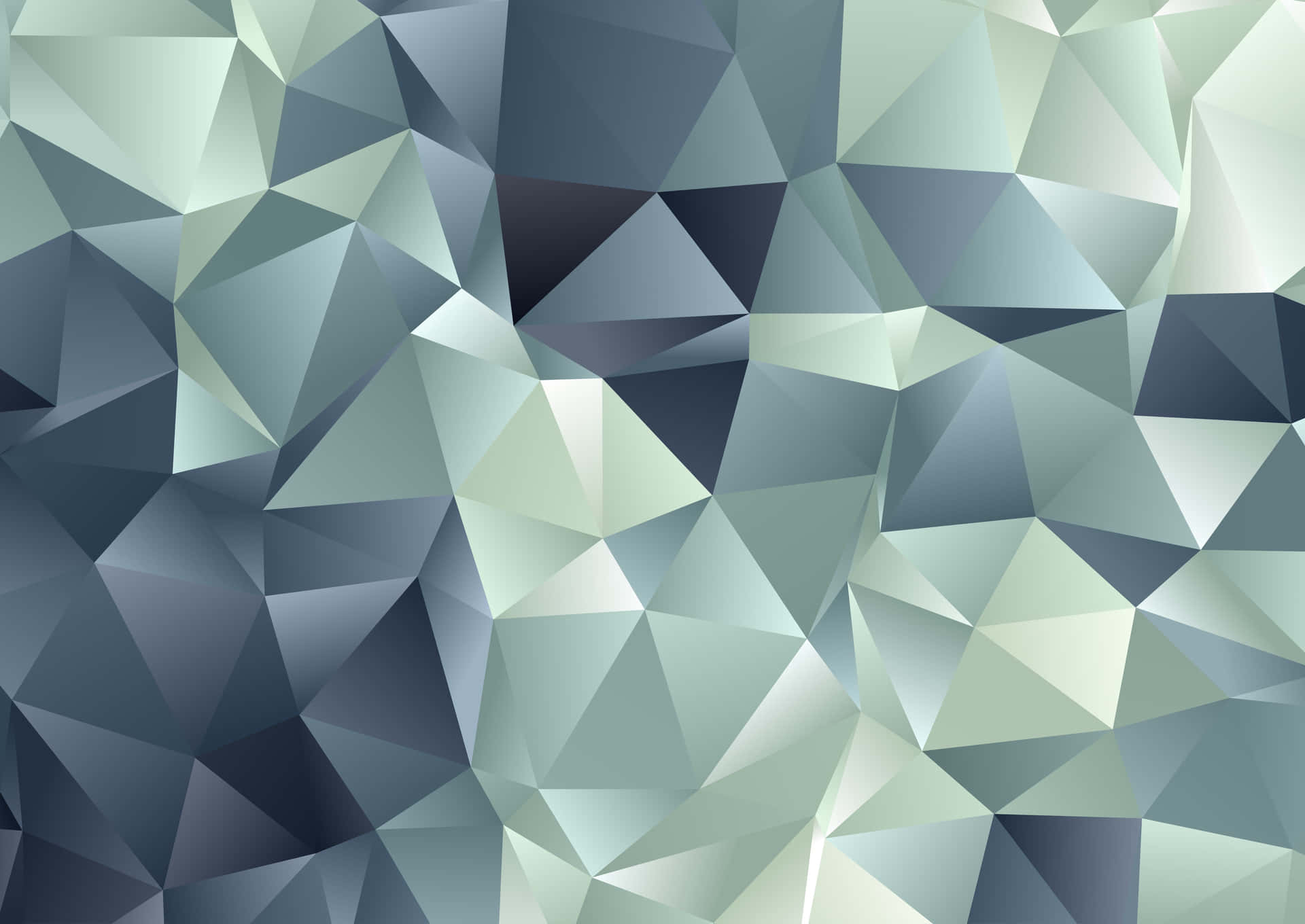 A blue and white abstract image with the title 'Blue and white abstract' - Low poly