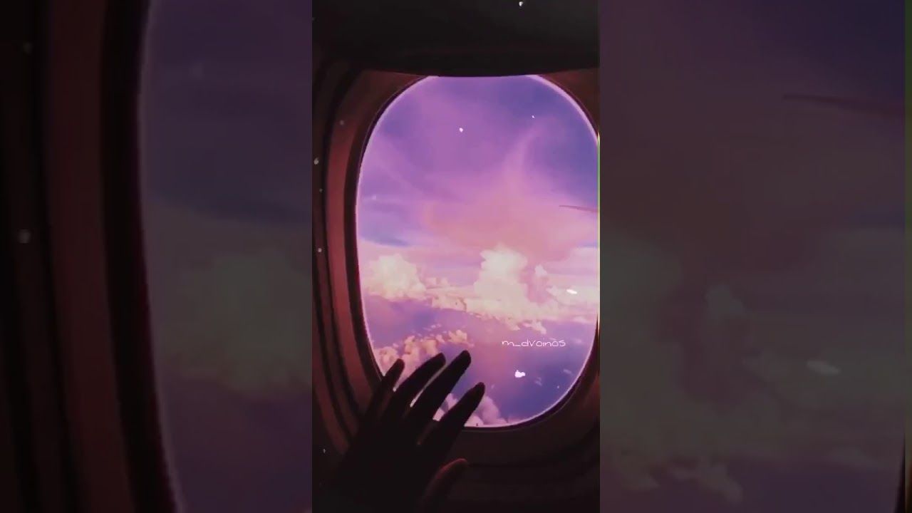 The view from the airplane window - YouTube