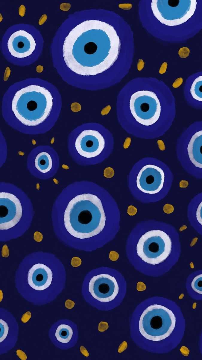 Evil Eye Blue Wallpaper