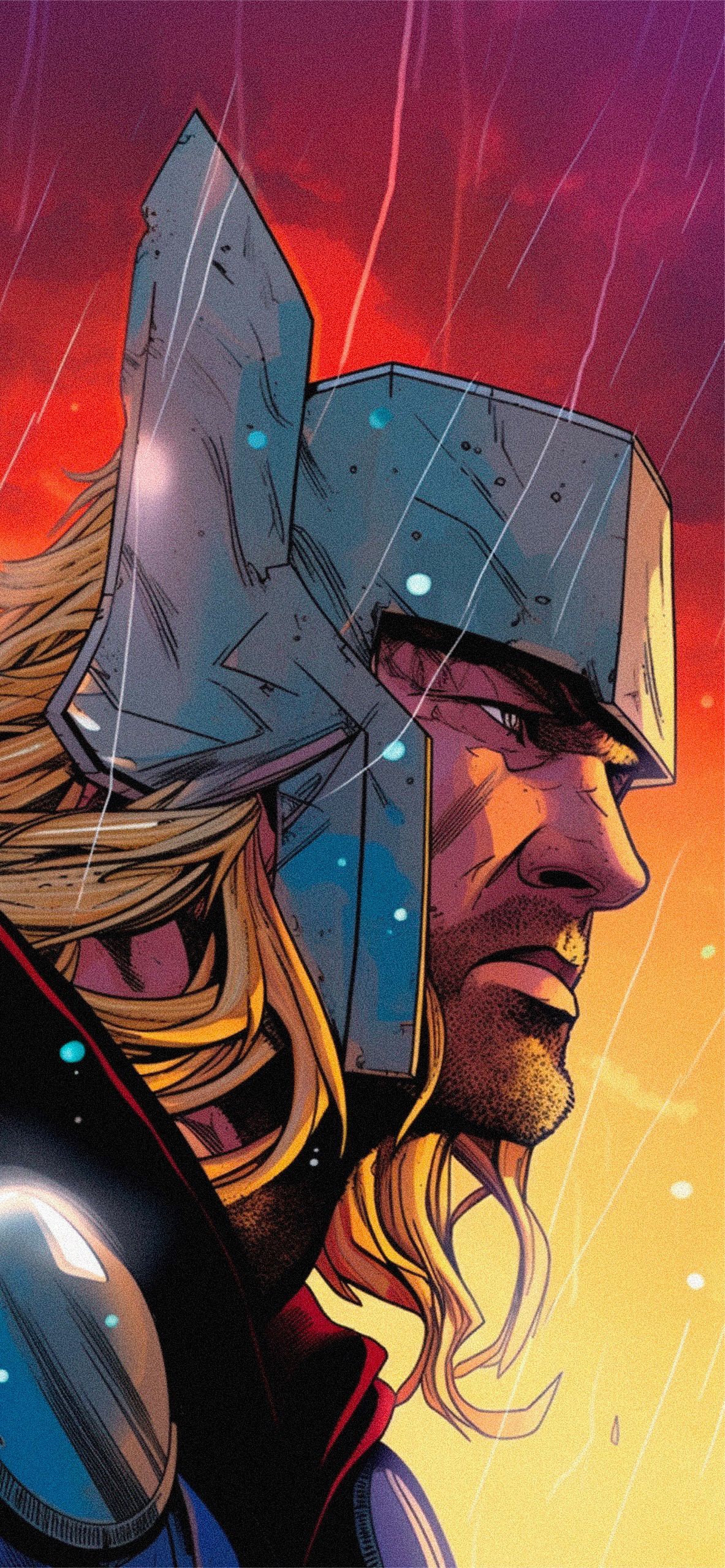 Marvel Thor in Helmet Wallpaper Thor Wallpaper iPhone