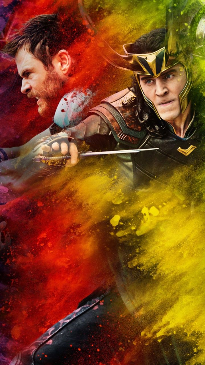 Wallpaper / Movie Thor: Ragnarok Phone Wallpaper, Thor, Loki (Marvel Comics), Chris Hemsworth, Tom Hiddleston, 720x1280 free download