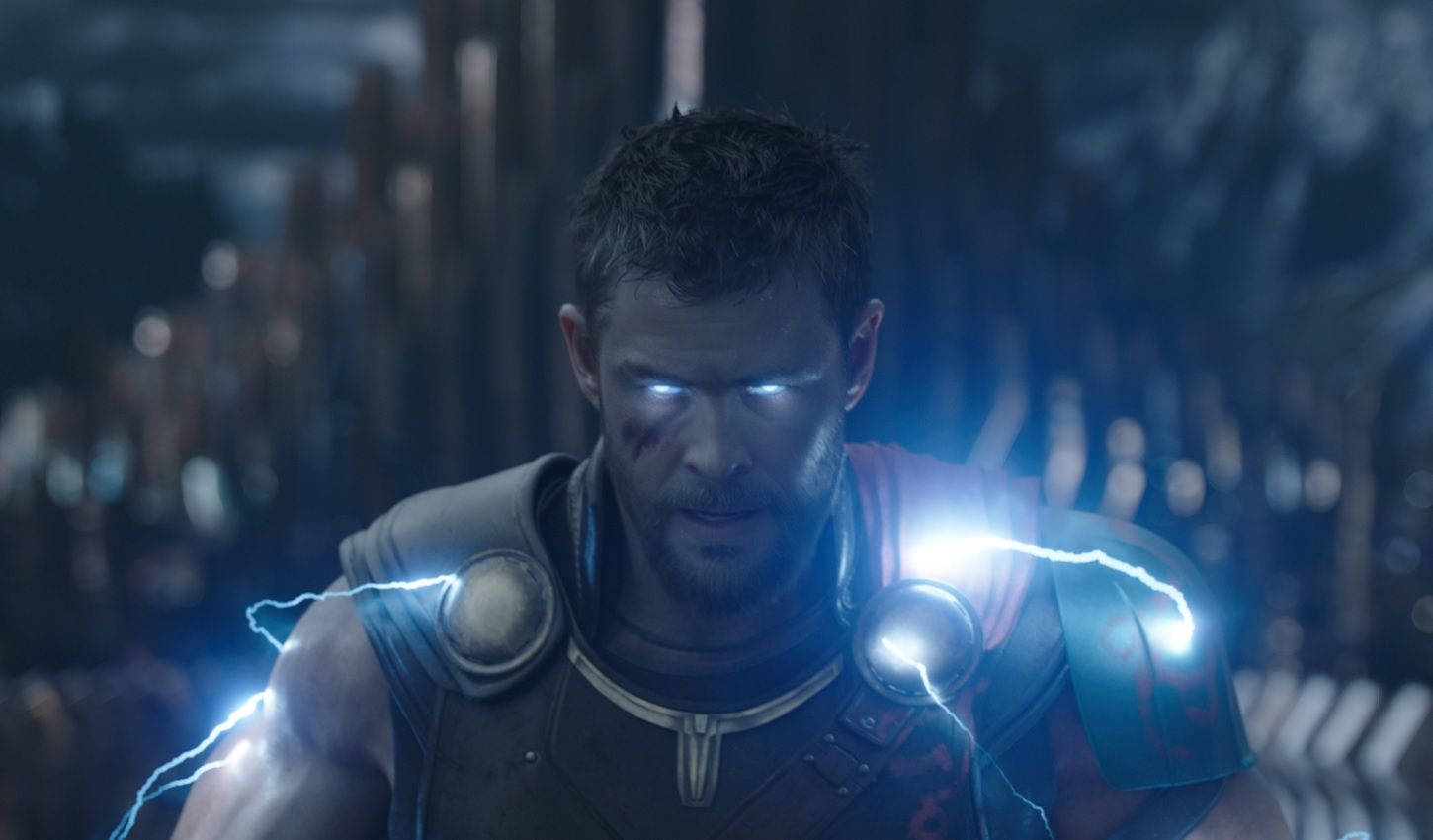 Thor in a still from the movie Thor: Ragnarok - Thor