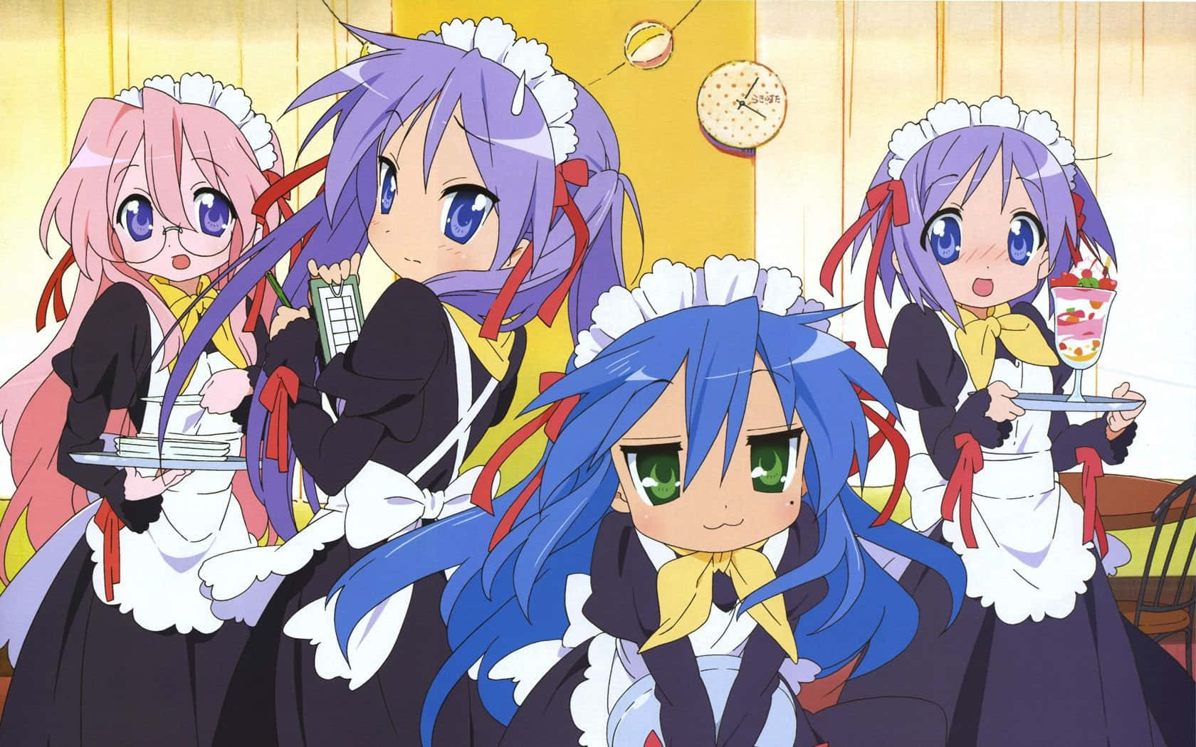 Download Animecore Lucky Star Anime Series Wallpaper