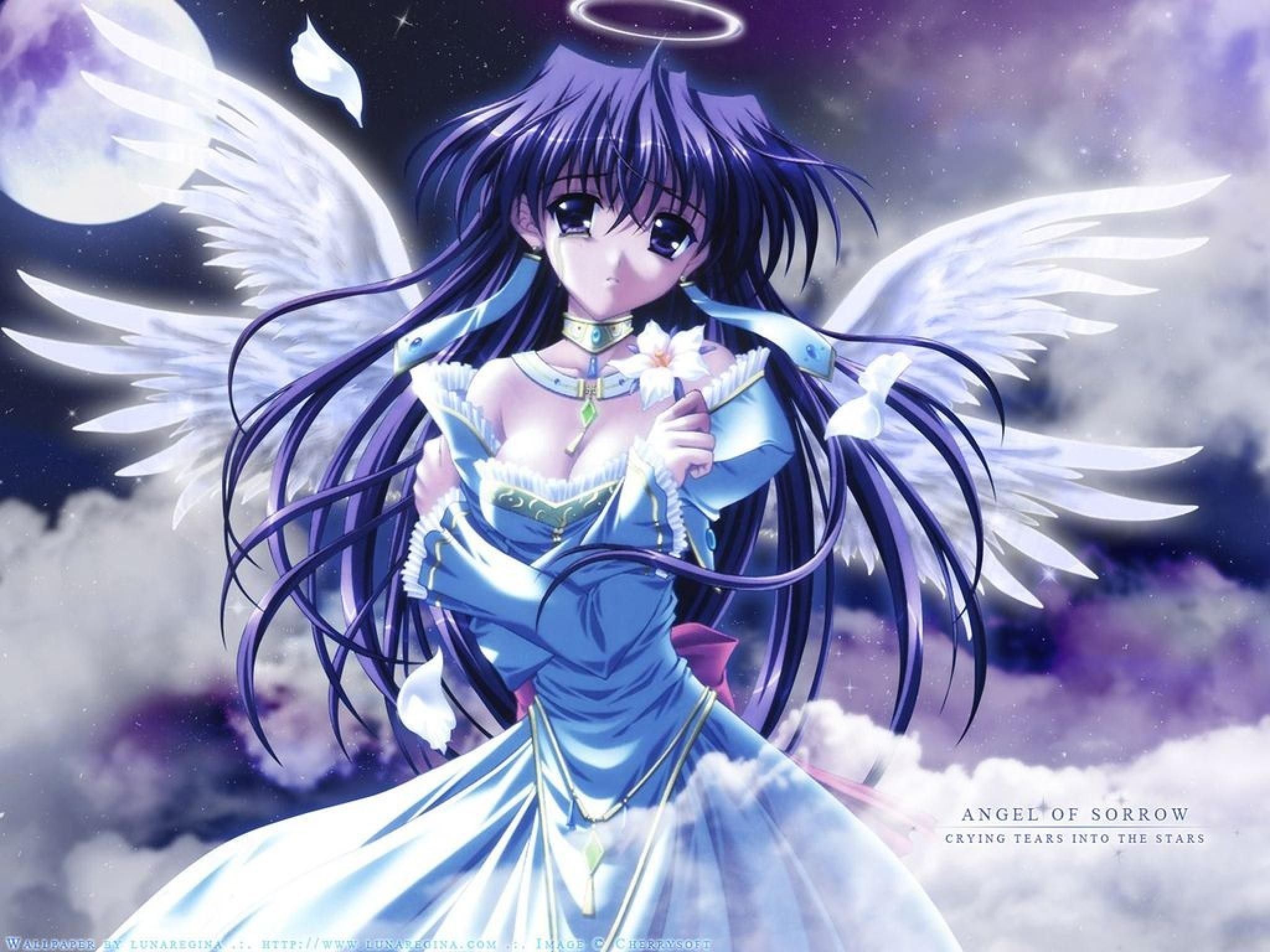 Anime girl with wings and a dress - Animecore