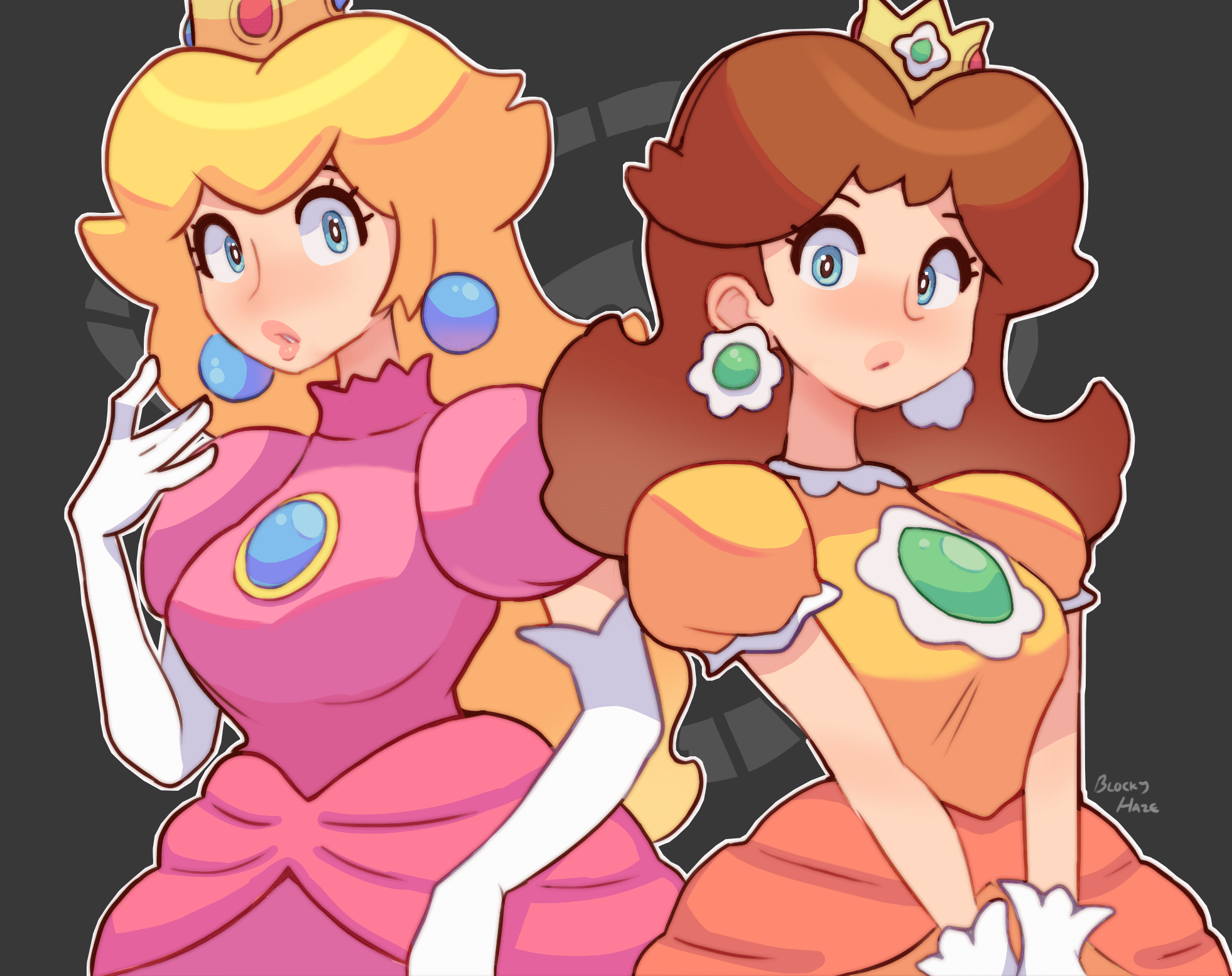 Peach and Daisy are the two main female characters in the Mario franchise. - Super Mario, Princess Peach