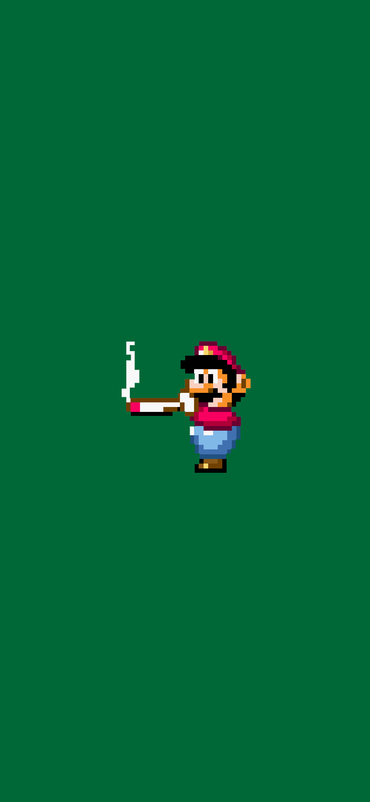 Mario with a cigarette - Super Mario