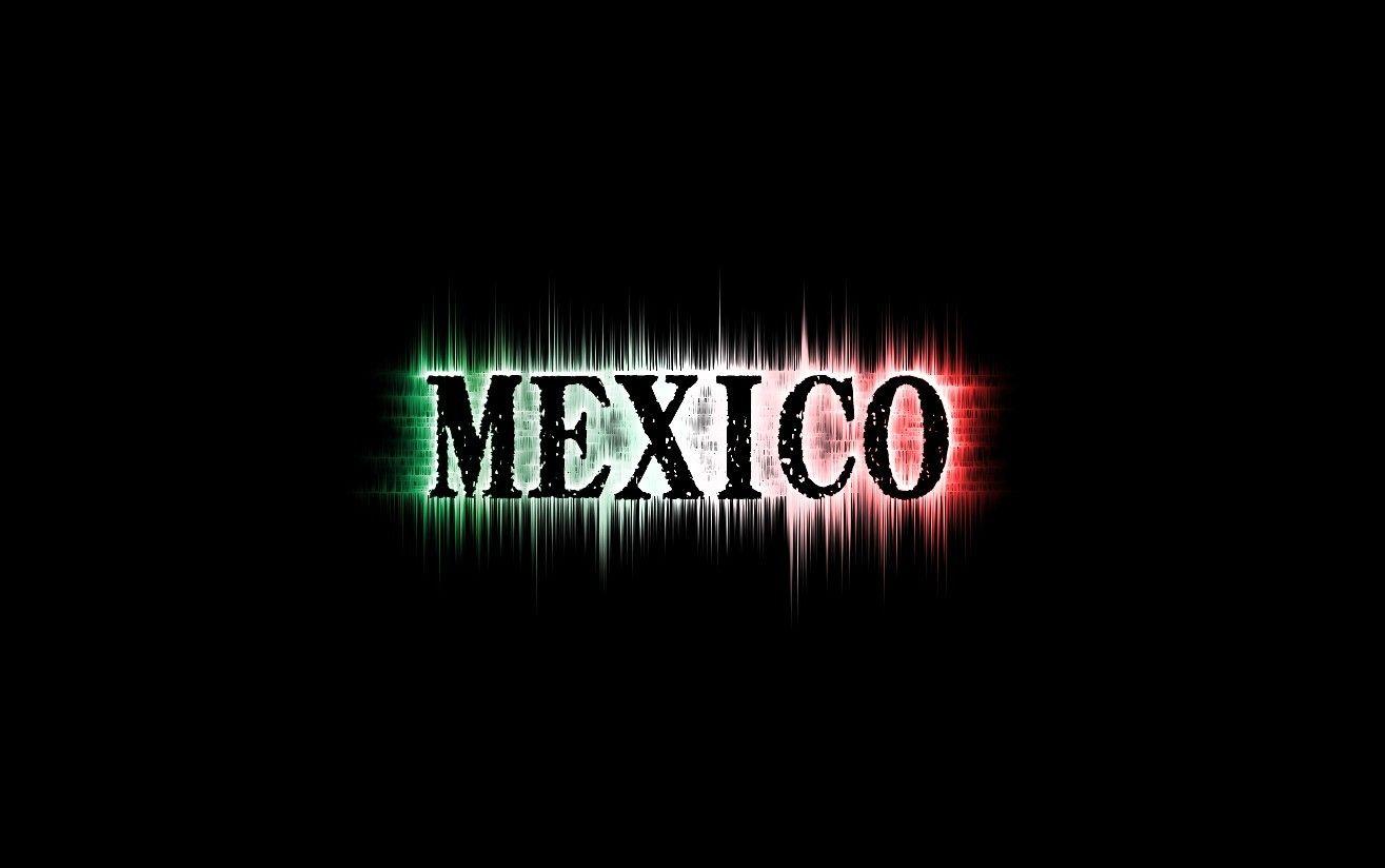 The word mexico in red, green and black - Mexico