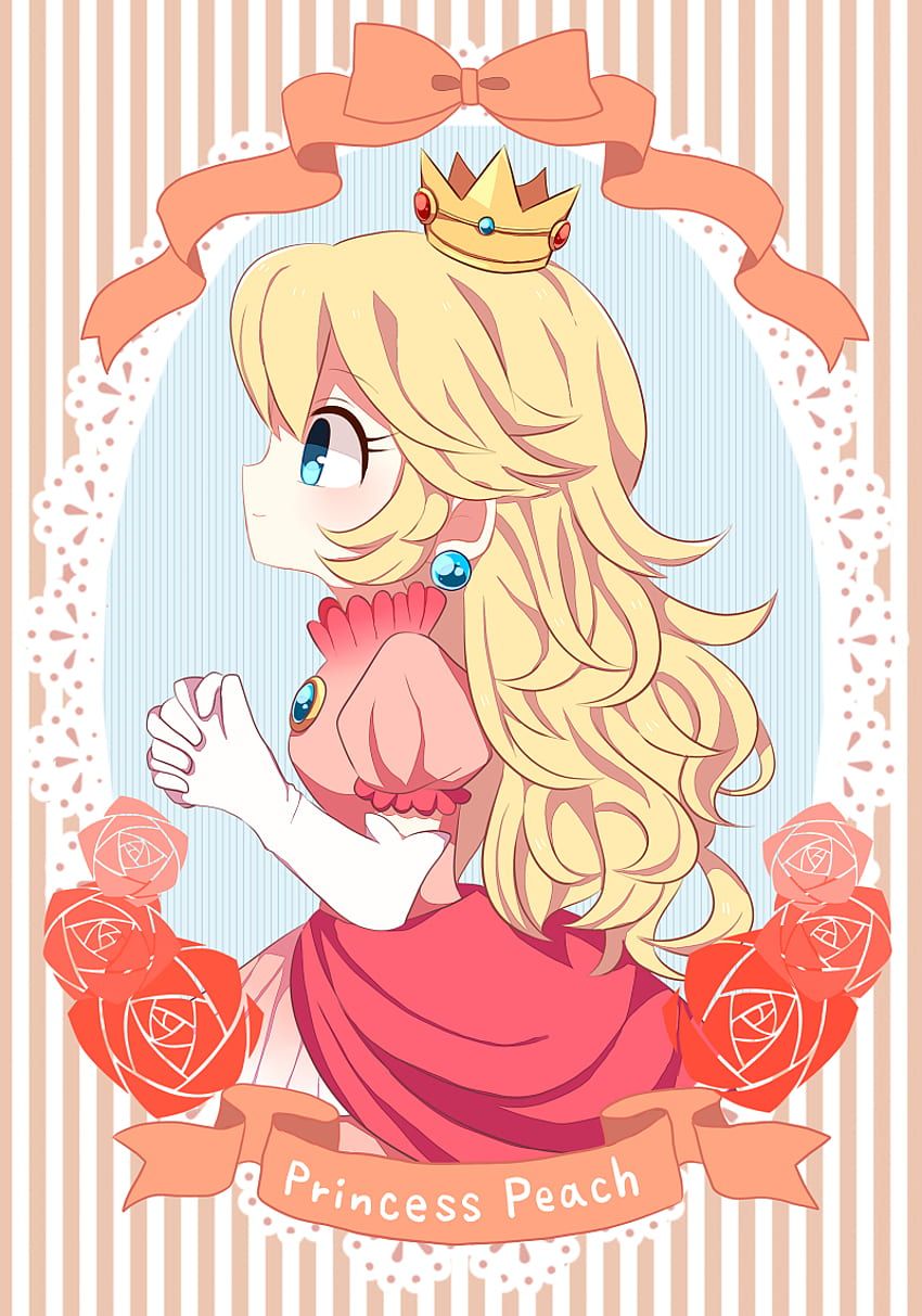 Cute Anime Princess Peach, Princess Peach Phone HD phone wallpaper