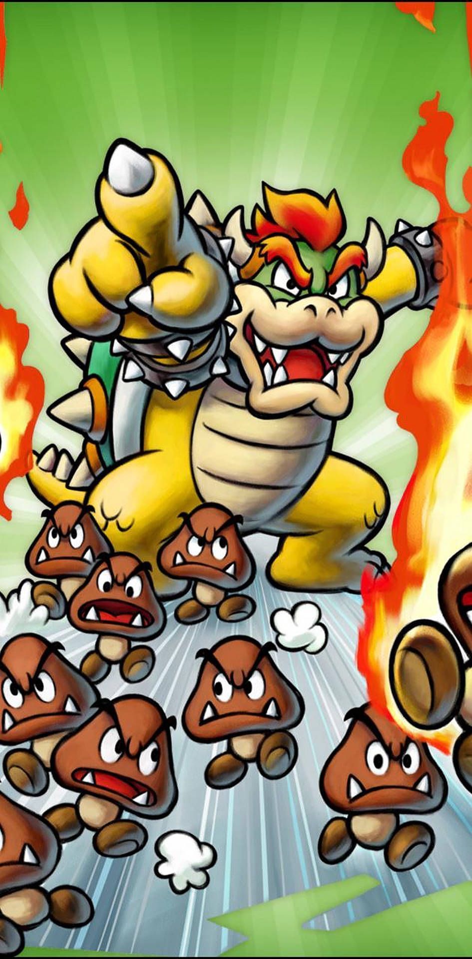 Mario and friends are on the move in this new game for the iPhone. - Bowser