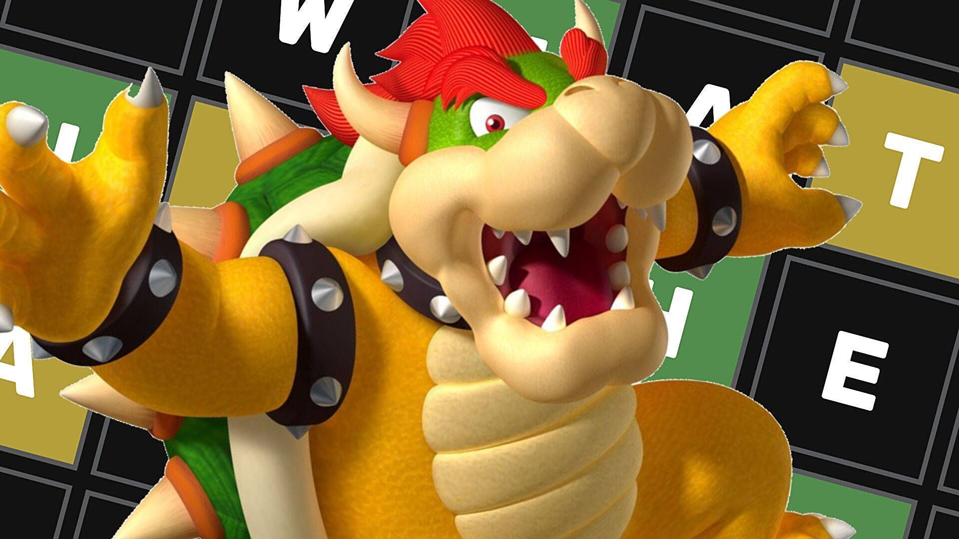 A close up of the wii u game character - Bowser