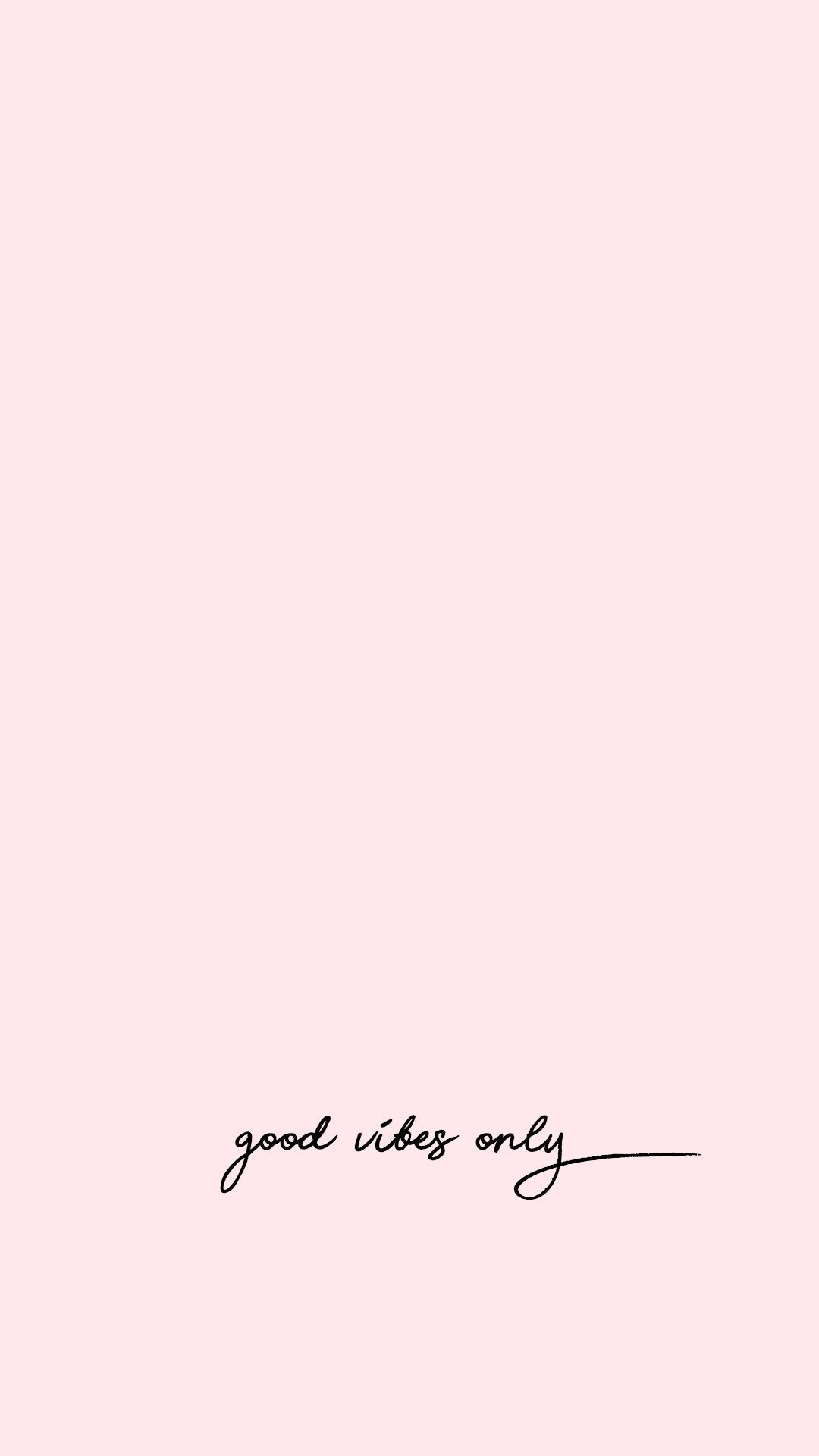 A pink background with the words 
