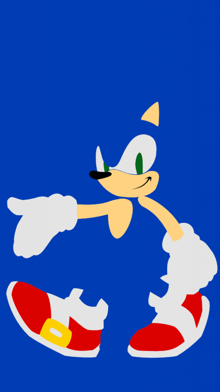 Classic Sonic wallpaper I made for my phone. - Sonic