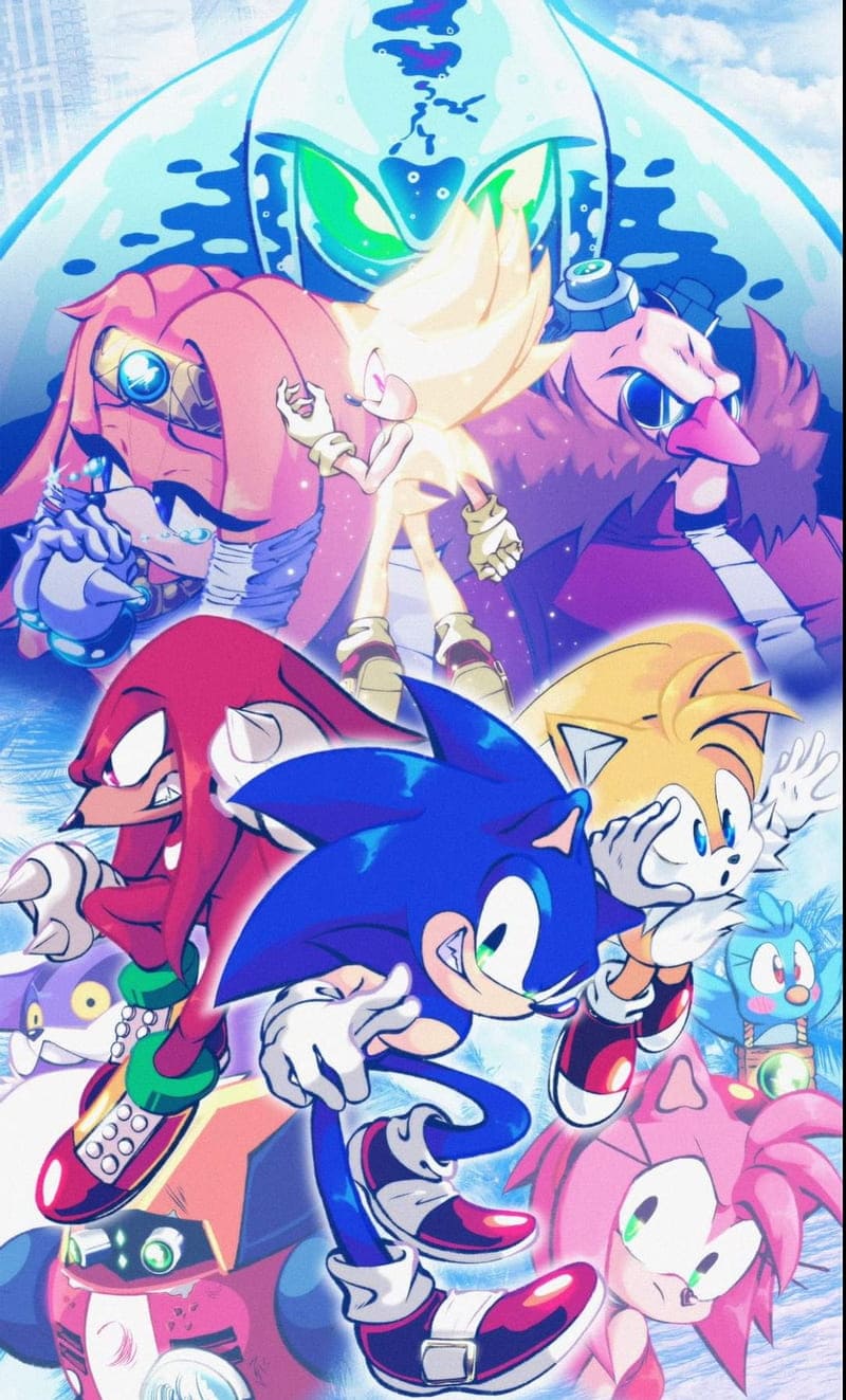 Sonic mania poster - Sonic