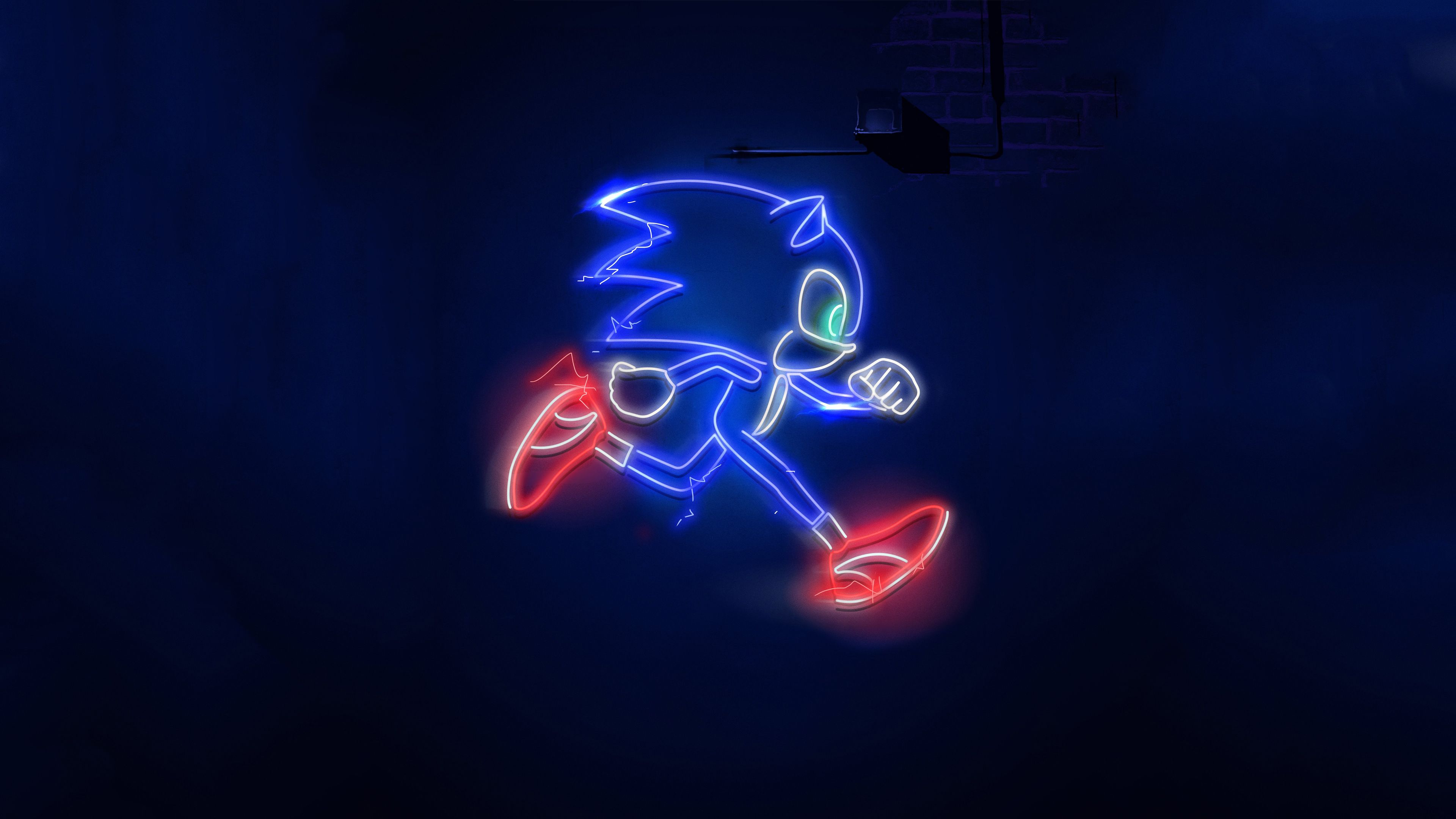 2560x1440 Sonic The Hedgehog 2020, 4k, Minimalism, 2020, Sonic, The Hedgehog, Wallpaper, 2560x1440 wallpaper - Sonic