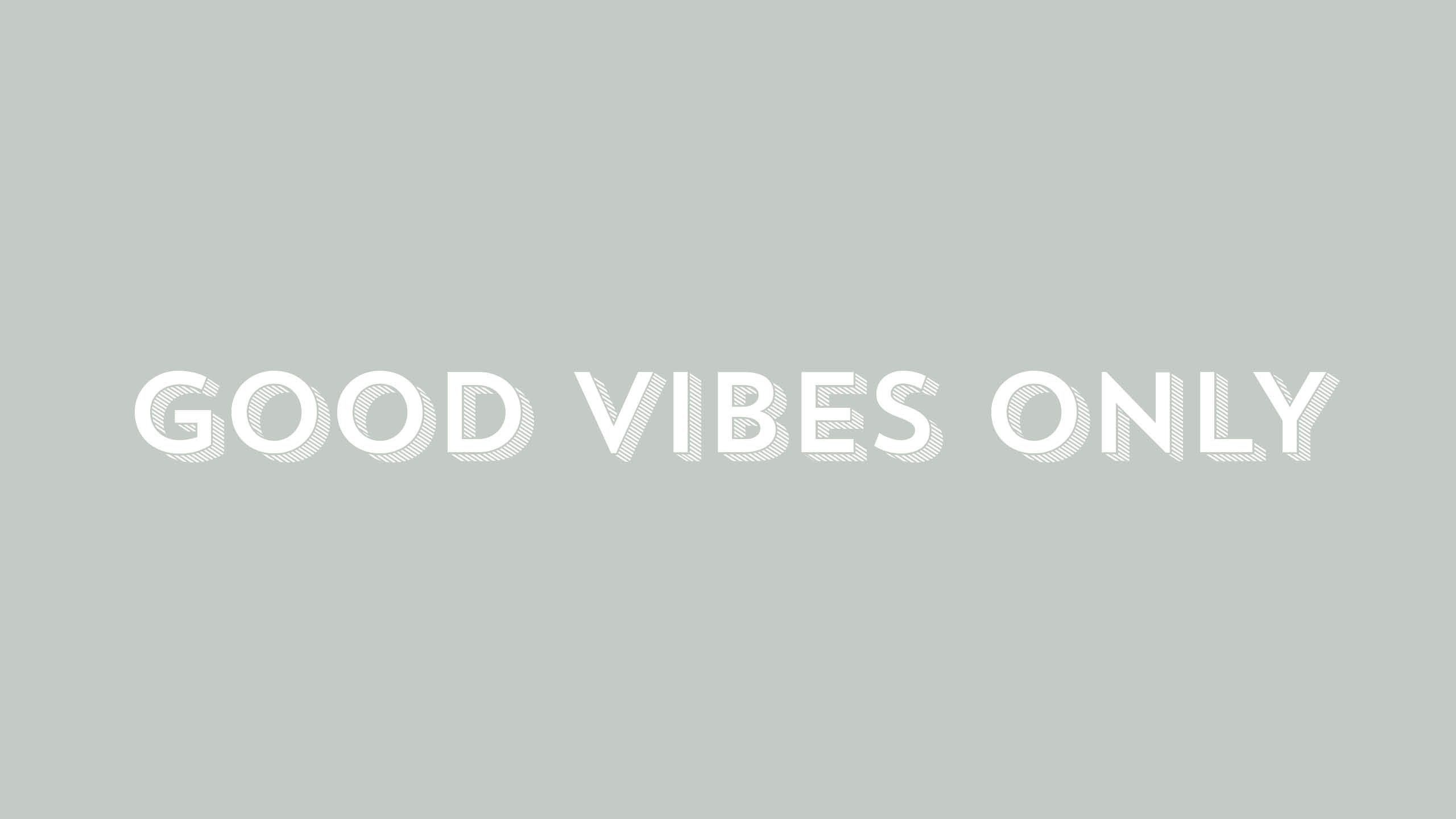 The good vibes only logo - 