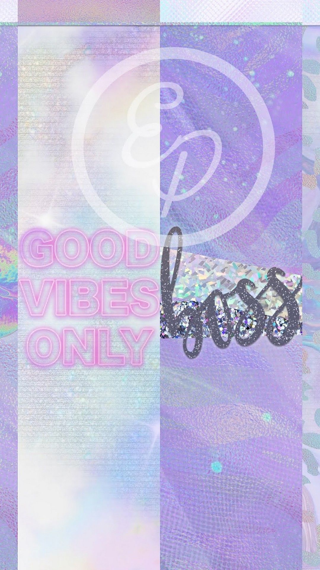 A poster with the words good vibes only - 