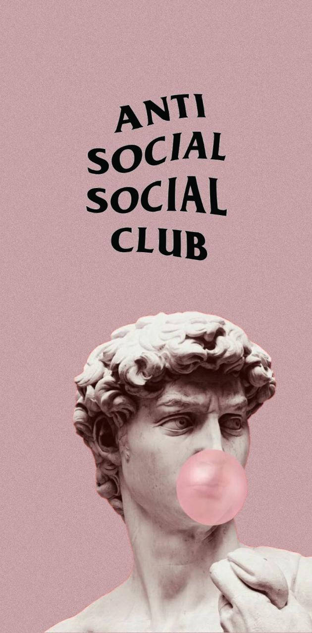 Download Anti Social Social Club David Sculpture Wallpaper