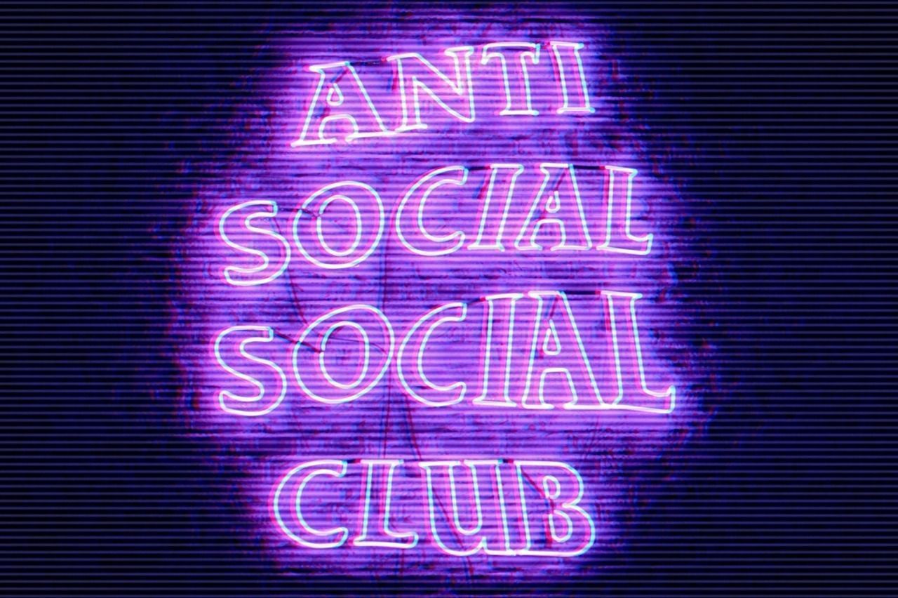 Lue Anti Social Social Club Wallpaper